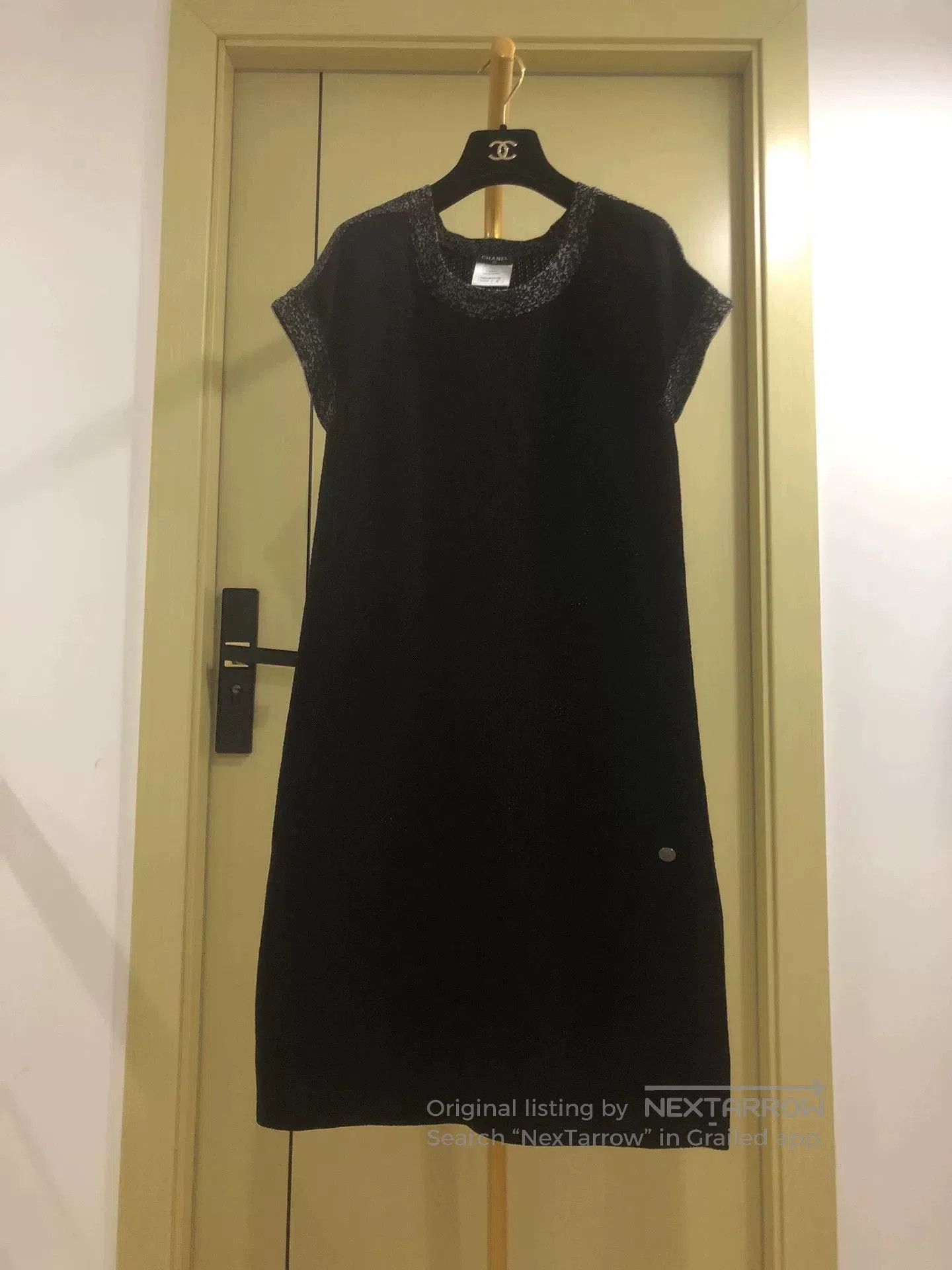 Chanel Chanel Black Dress with Lace Trim. Size S / US 4 / IT 40 - 1 Thumbnail