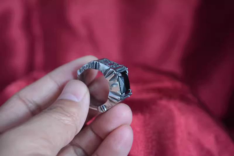 Jewelry Hip-hop Jewelry Rings Open Size Chrome Ring (Size 7-13) Size ONE SIZE - 2 Thumbnail