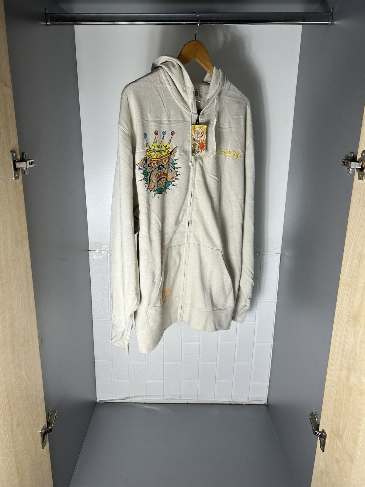 Ed Hardy VINTAGE ED HARDY BY CHRISTIAN AUDIGIER DESIGNER JAPANESE Y2K Size US XXL / EU 58 / 5 - 11 Thumbnail