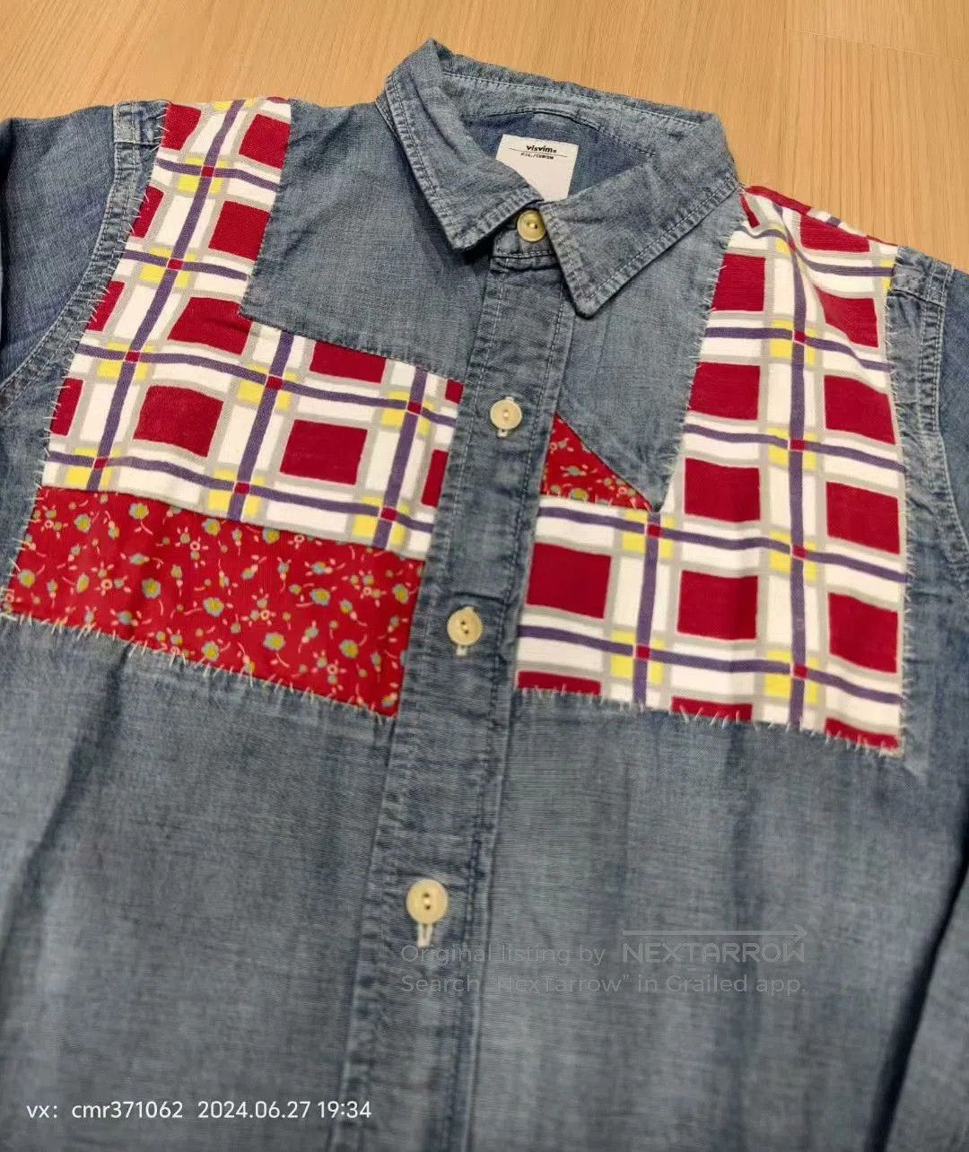 Visvim visvim 16ss Wally Printed Check Shirt. Size US M / EU 48-50 / 2 - 2 Thumbnail