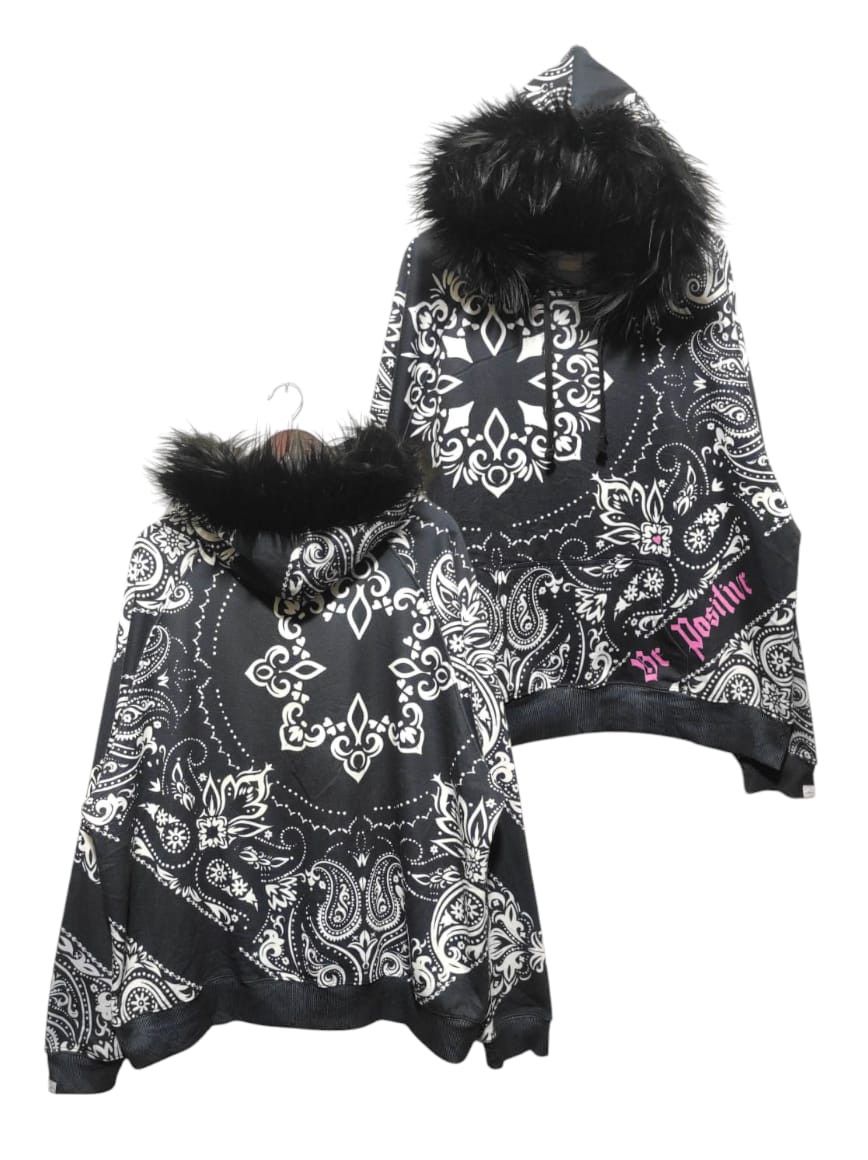 If Six Was Nine Iris Paisley Fur Hoodie LGB IfSixWasNine style Size US L / EU 52-54 / 3 - 1 Thumbnail