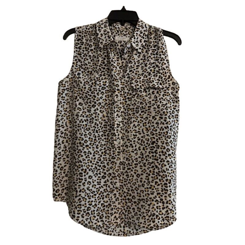 Equipment Equipment Keira Underground Leopard Print Tank Top S Size S / US 4 / IT 40 - 3 Thumbnail