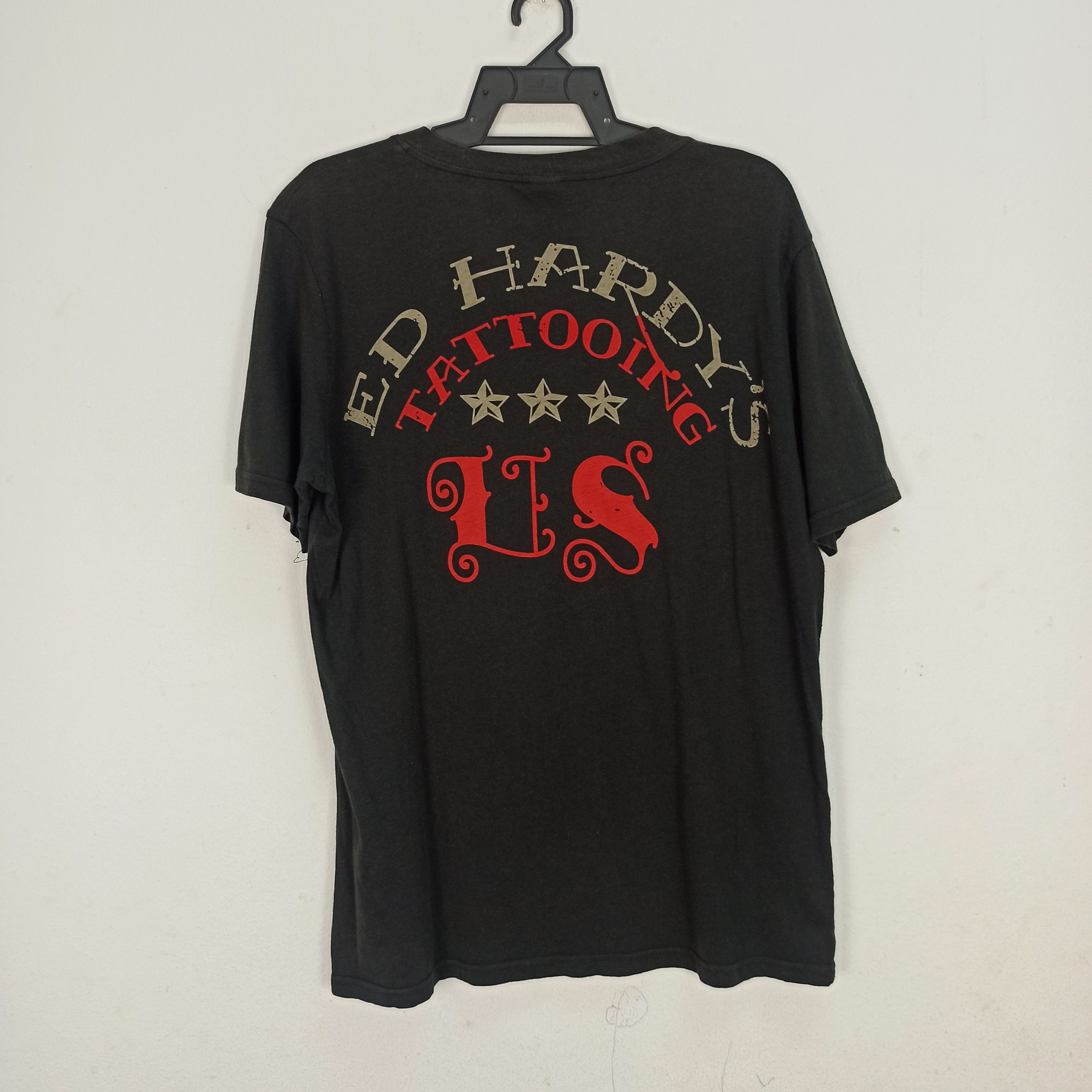 Ed Hardy Rare Ed Hardy Tshirt Nice Design Size US L / EU 52-54 / 3 - 4 Thumbnail