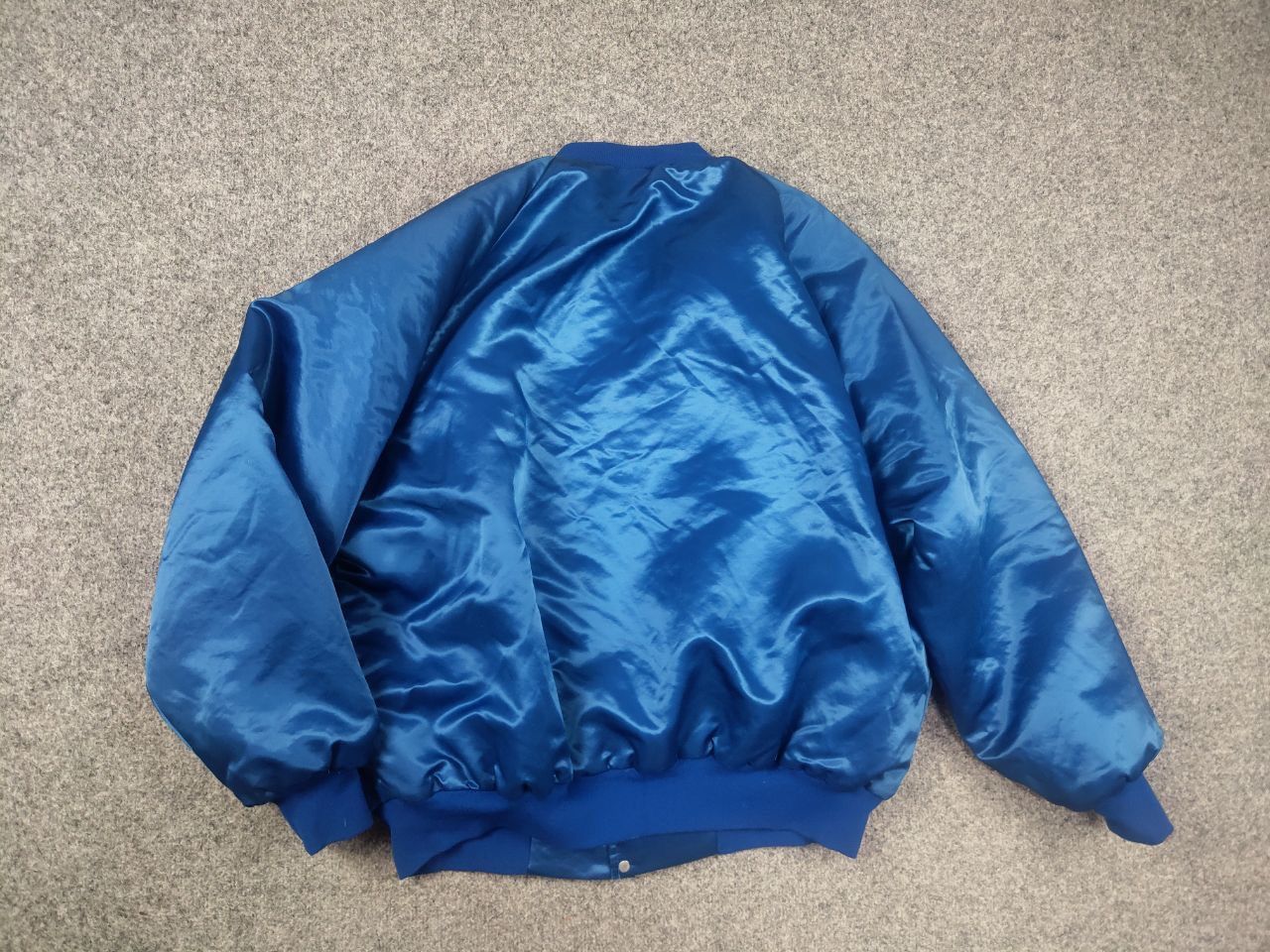 Fruit Of The Loom Vintage 80's Delta Logo Fruit Of The Loom Bomber Jacket Size US XL / EU 56 / 4 - 8 Thumbnail