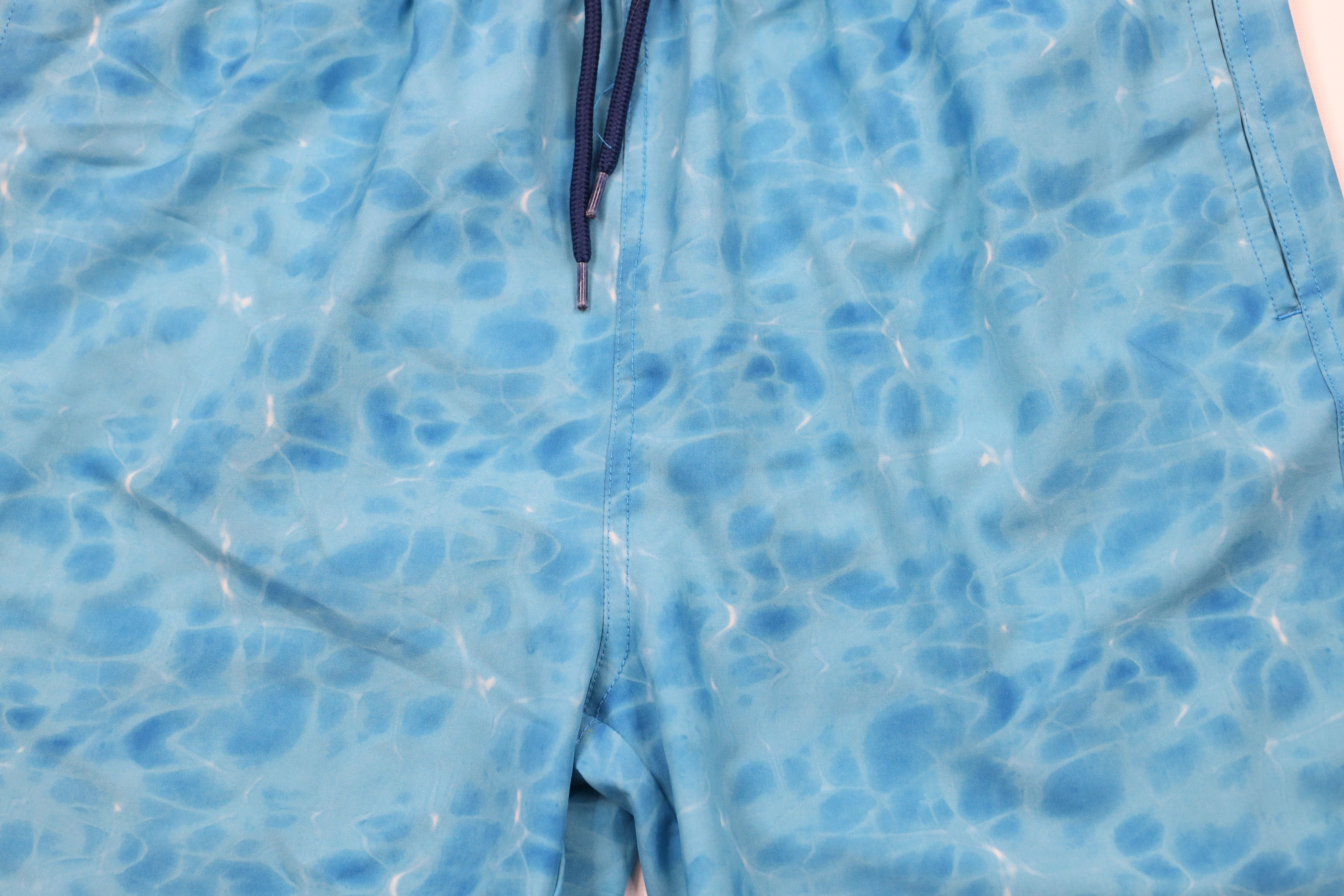 Spyder × Vintage Spyder Swim Acid Wash Stretch Lined Shorts Trunks Blue Size US 30 / EU 46 - 3 Thumbnail