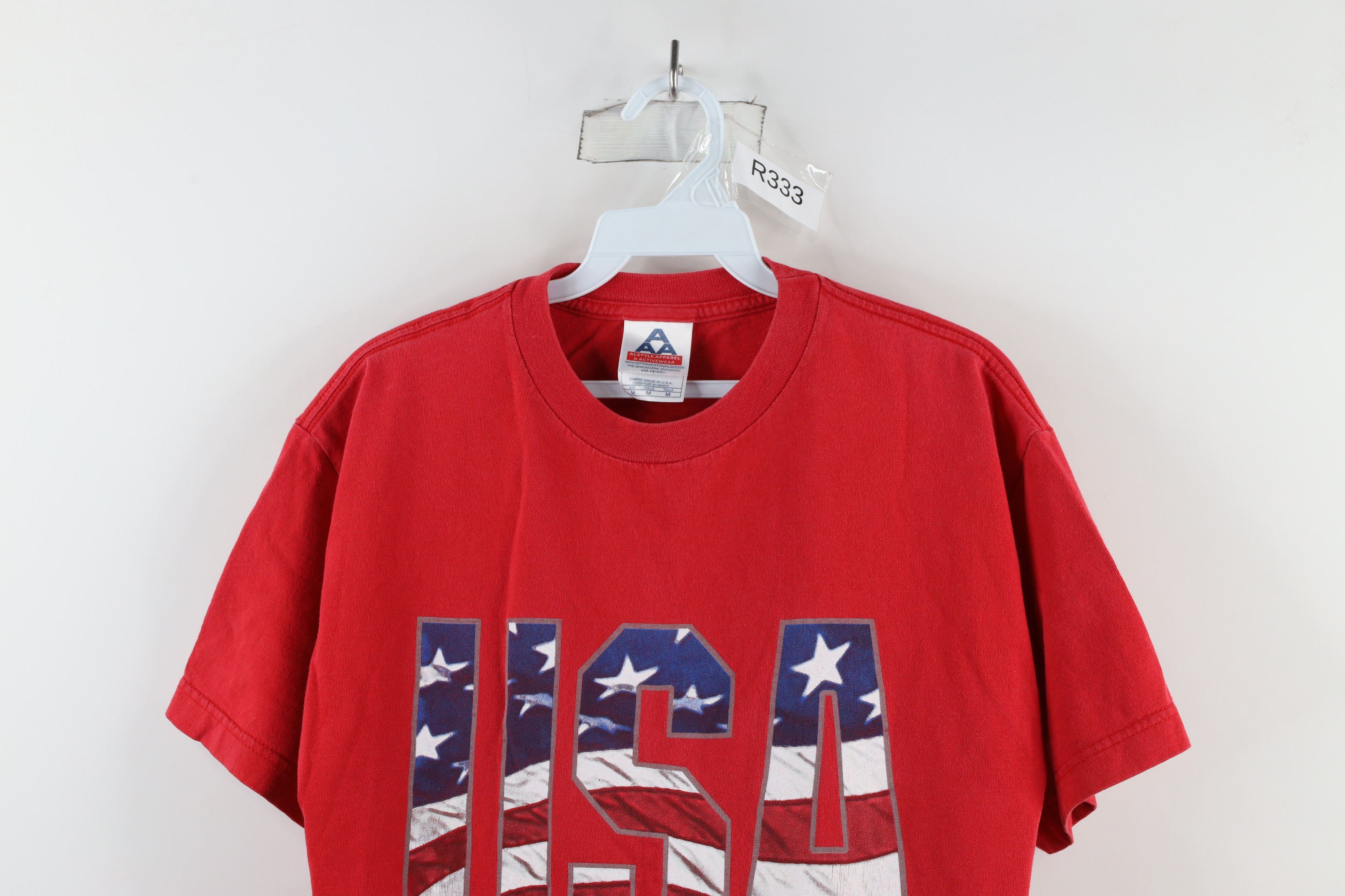 Vintage Vintage 90s Streetwear Spell Out USA Freedom T-Shirt Cotton Size US M / EU 48-50 / 2 - 2 Thumbnail