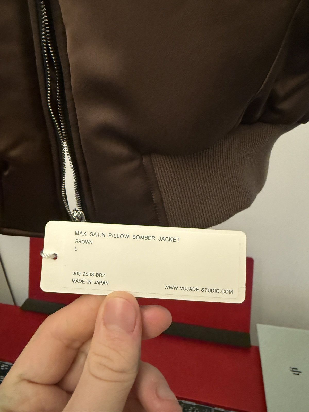 Vuja De Max Satin Pillow Bomber Jacket | Grailed