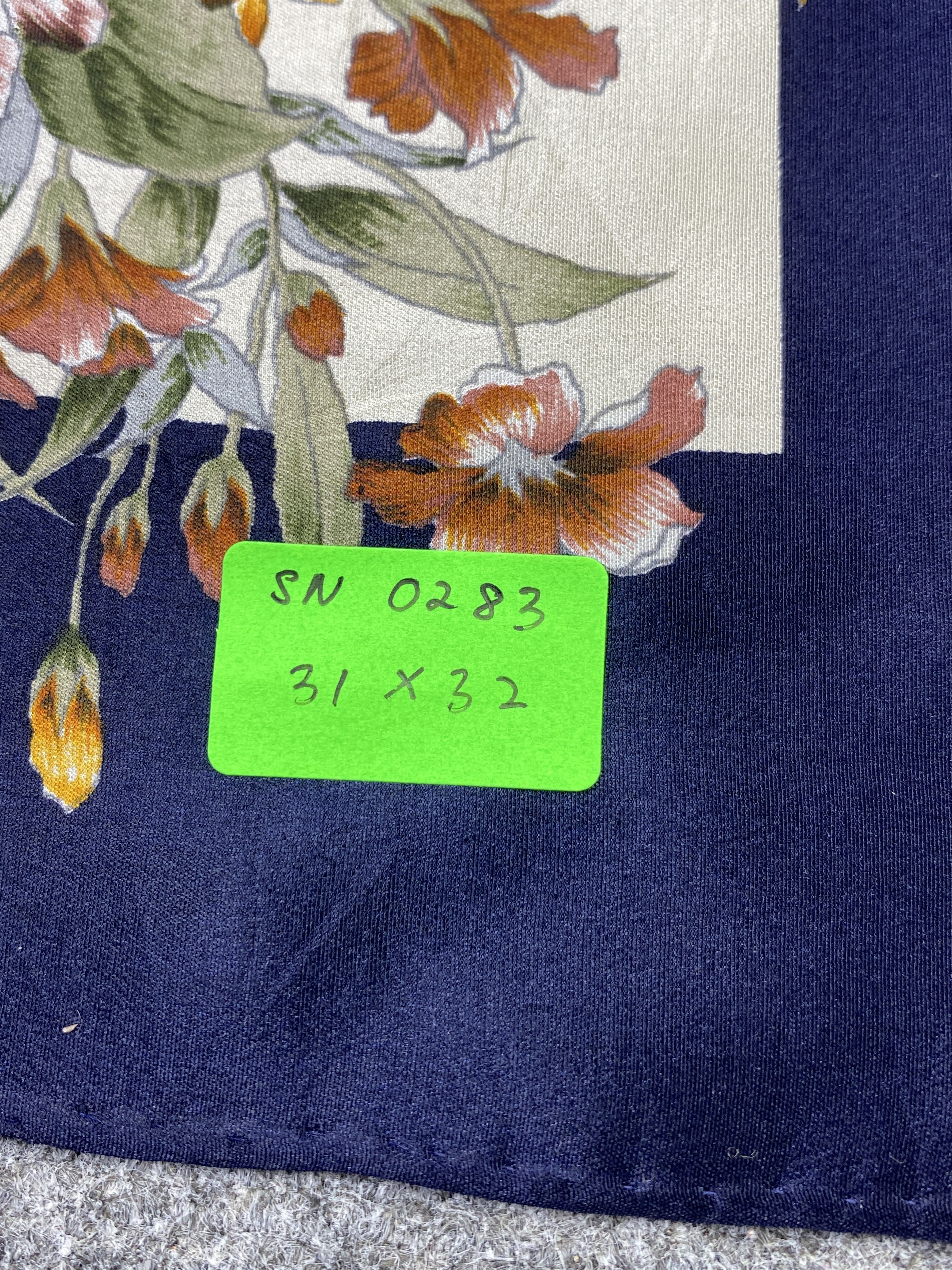 Other Paul Martel Floral Silk Scarf / Silk Shawl SN0283 Size ONE SIZE - 10 Thumbnail