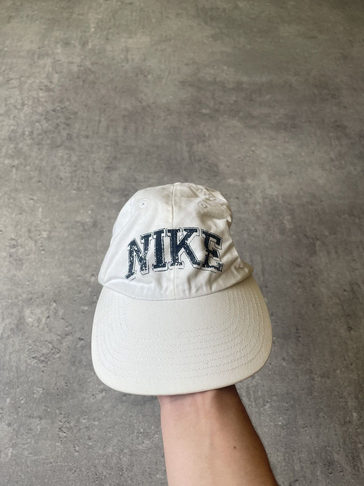 Nike × Nike ACG × Vintage Vintage 90s Nike Central Logo Cap Faded Logo Size ONE SIZE - 1 Thumbnail