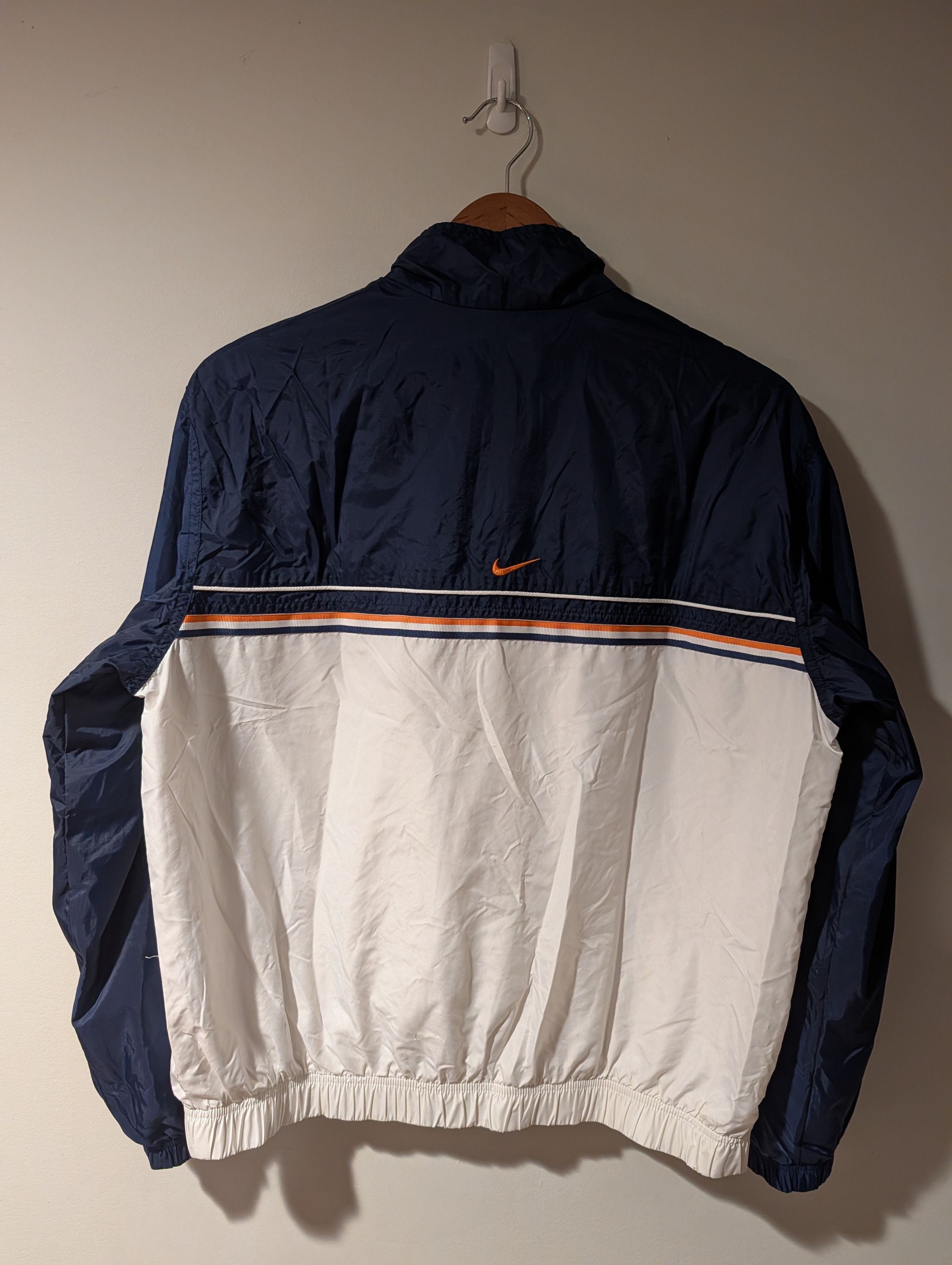 Nike VTG 90s Nike Windbreaker Jacket Mini Swoosh Youth M 8-10 Size US M / EU 48-50 / 2 - 4 Thumbnail