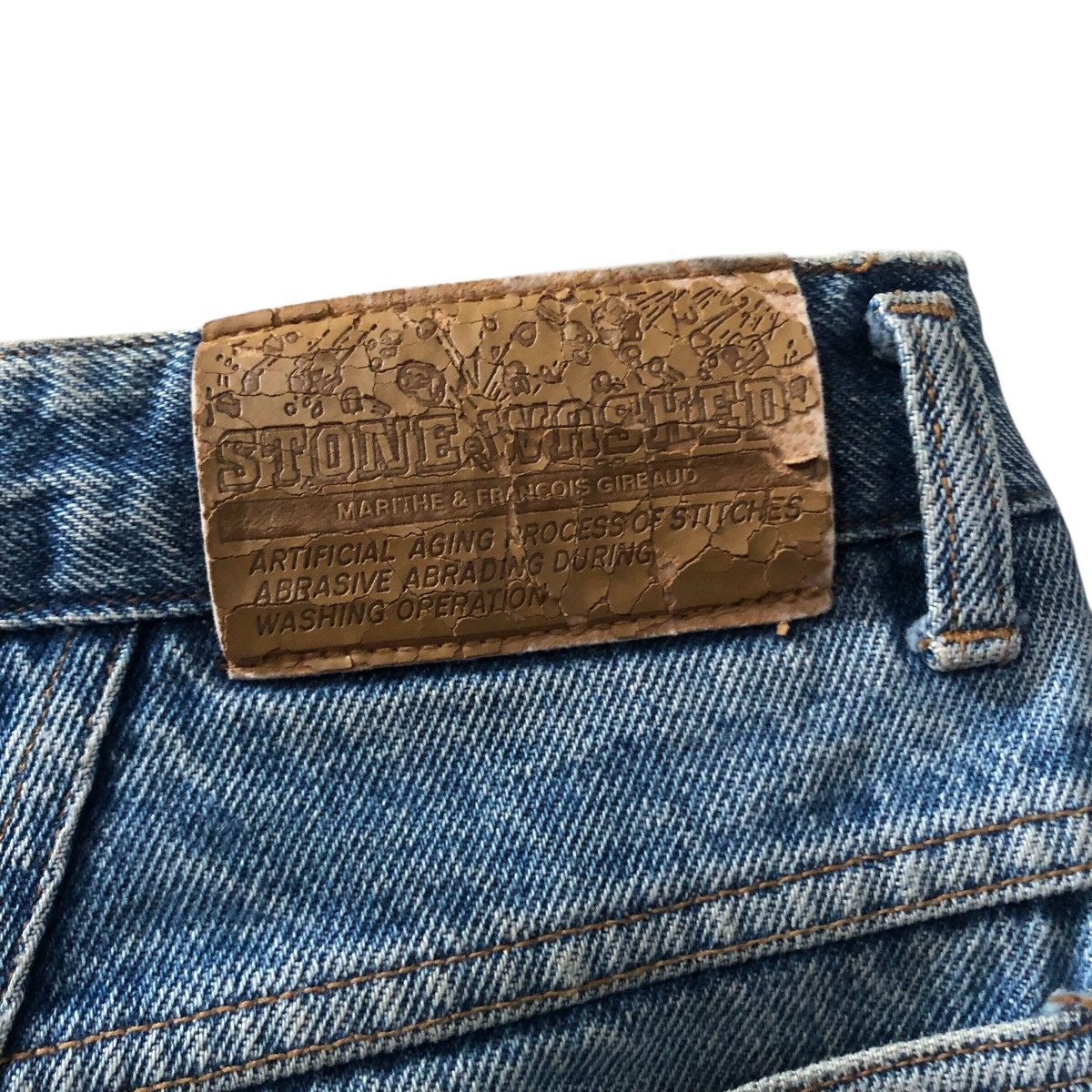 Marithe + Francois Girbaud Girbaud Denim Jeans Pants Size US 30 / EU 46 - 6 Thumbnail