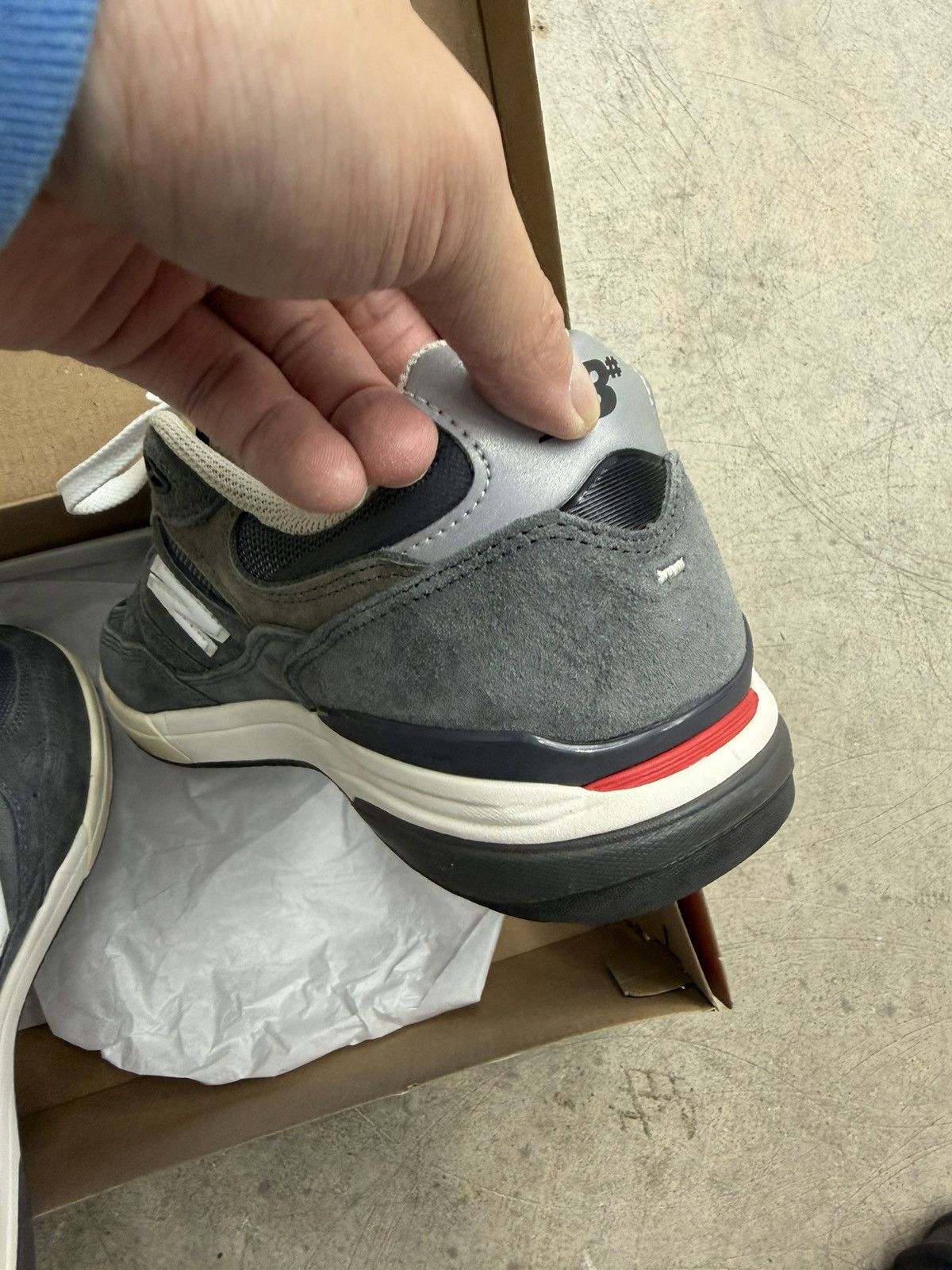 New Balance New Balance 993 Andrew Reynolds Grey Alphanumeric Size US 11 / EU 44 - 8 Thumbnail