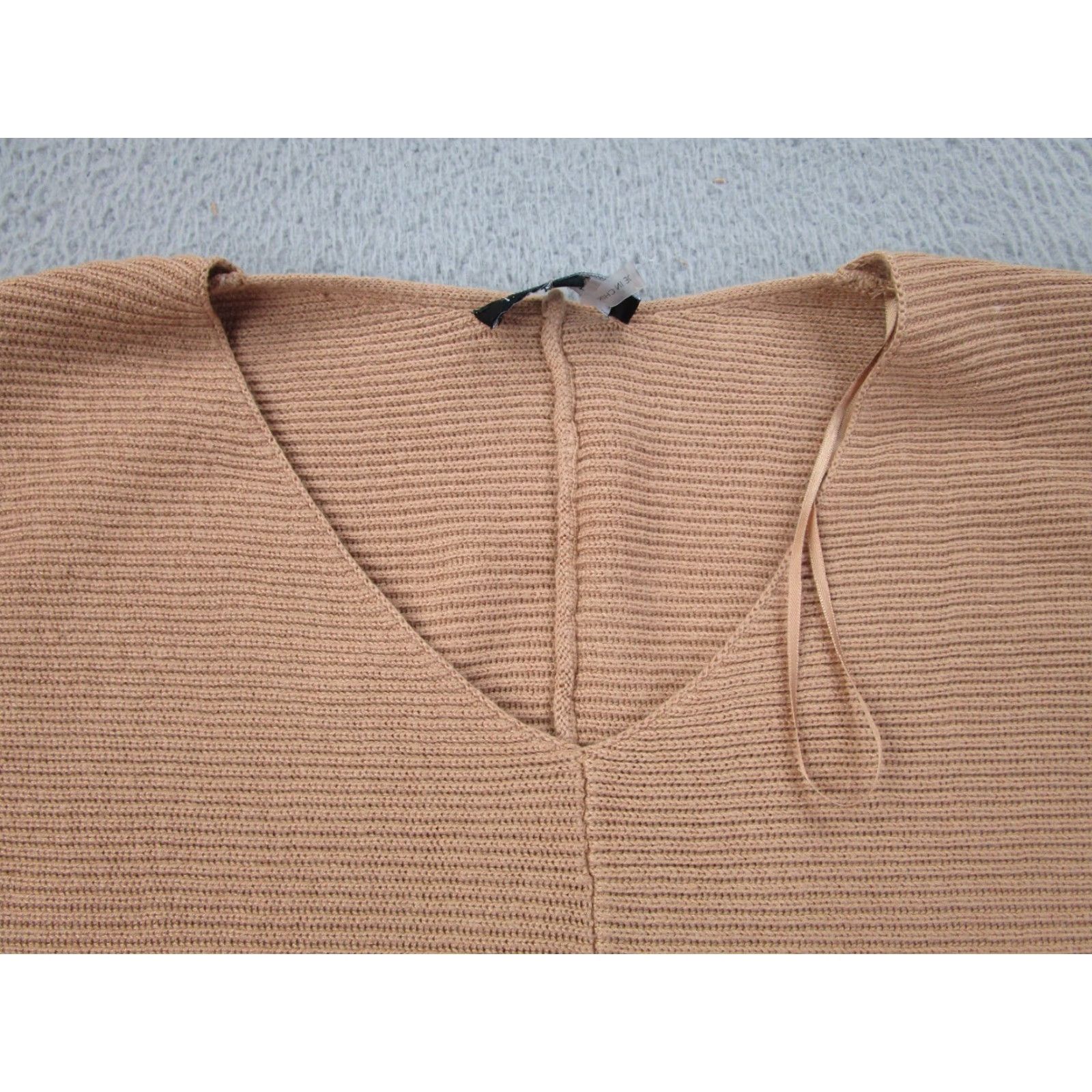 Vintage 1.STATE Sweater Womens M Ribbed Balloon Puff Sleeves Quiet Luxury Clean Girl Size M / US 6-8 / IT 42-44 - 3 Thumbnail