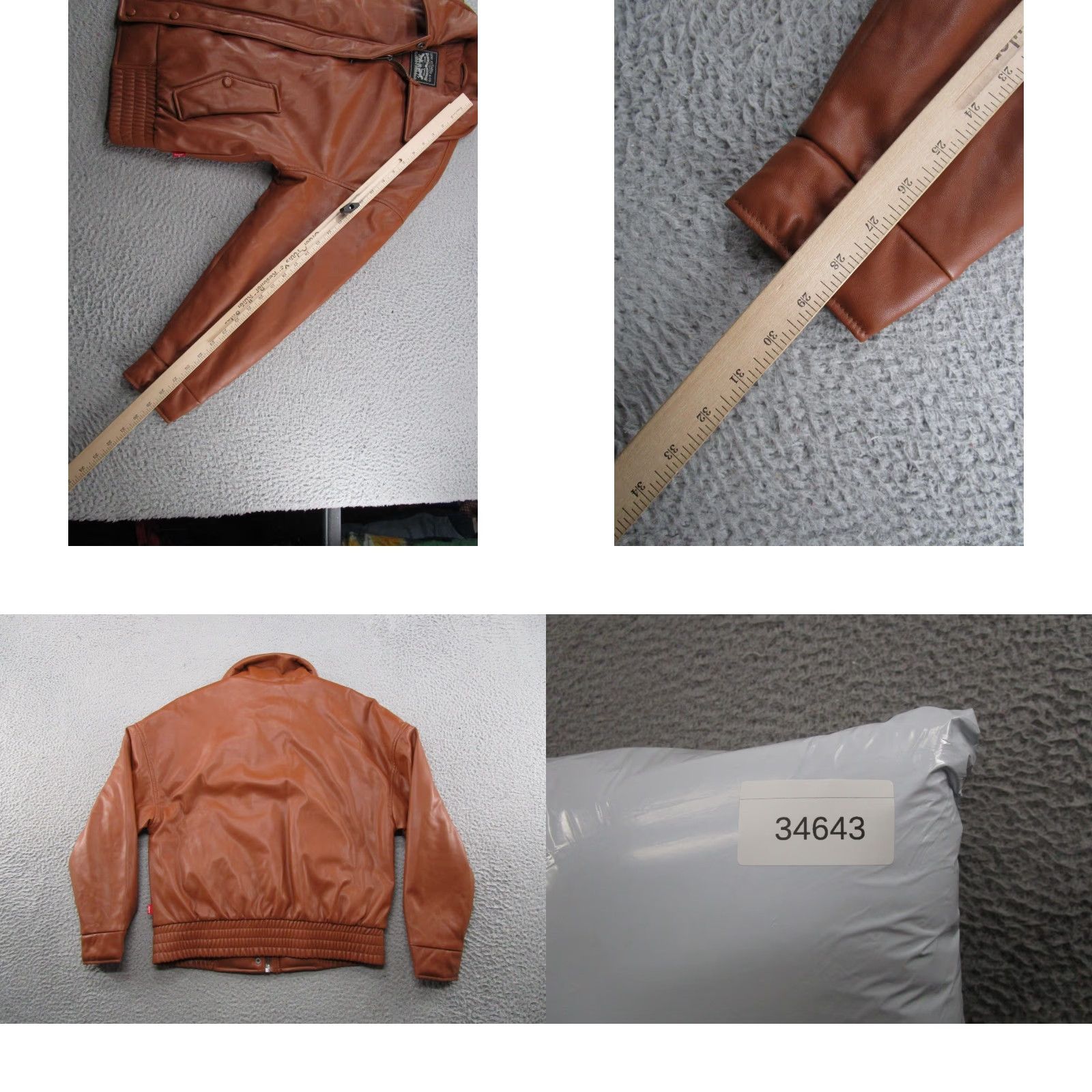 Levi's Levi's Women's Jacket Motorcycle Faux Leather Zip Up Quilt Lined Brown Size S Size S / US 4 / IT 40 - 8 Thumbnail