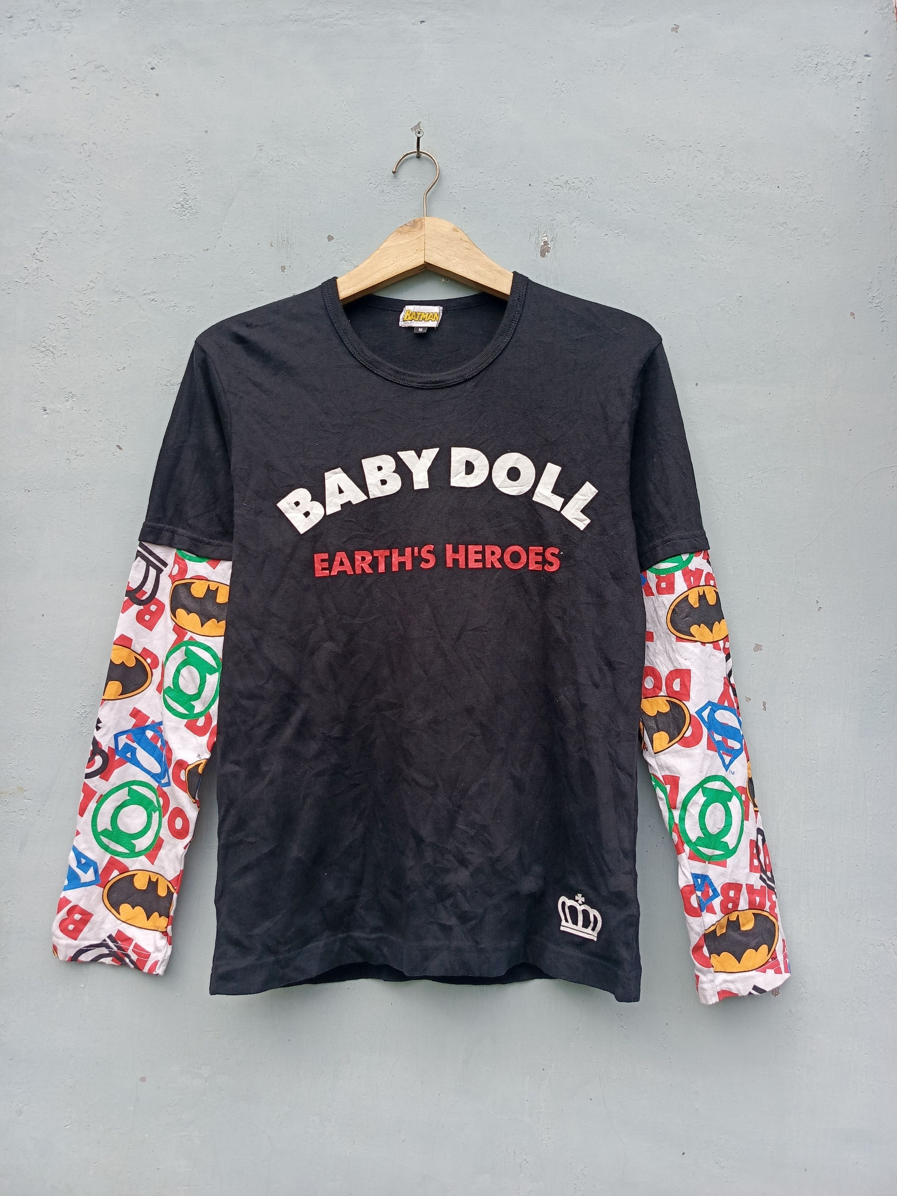 DC Comics Batman baby doll earth's heroes long sleeve tshirt Size US M / EU 48-50 / 2 - 1 Thumbnail