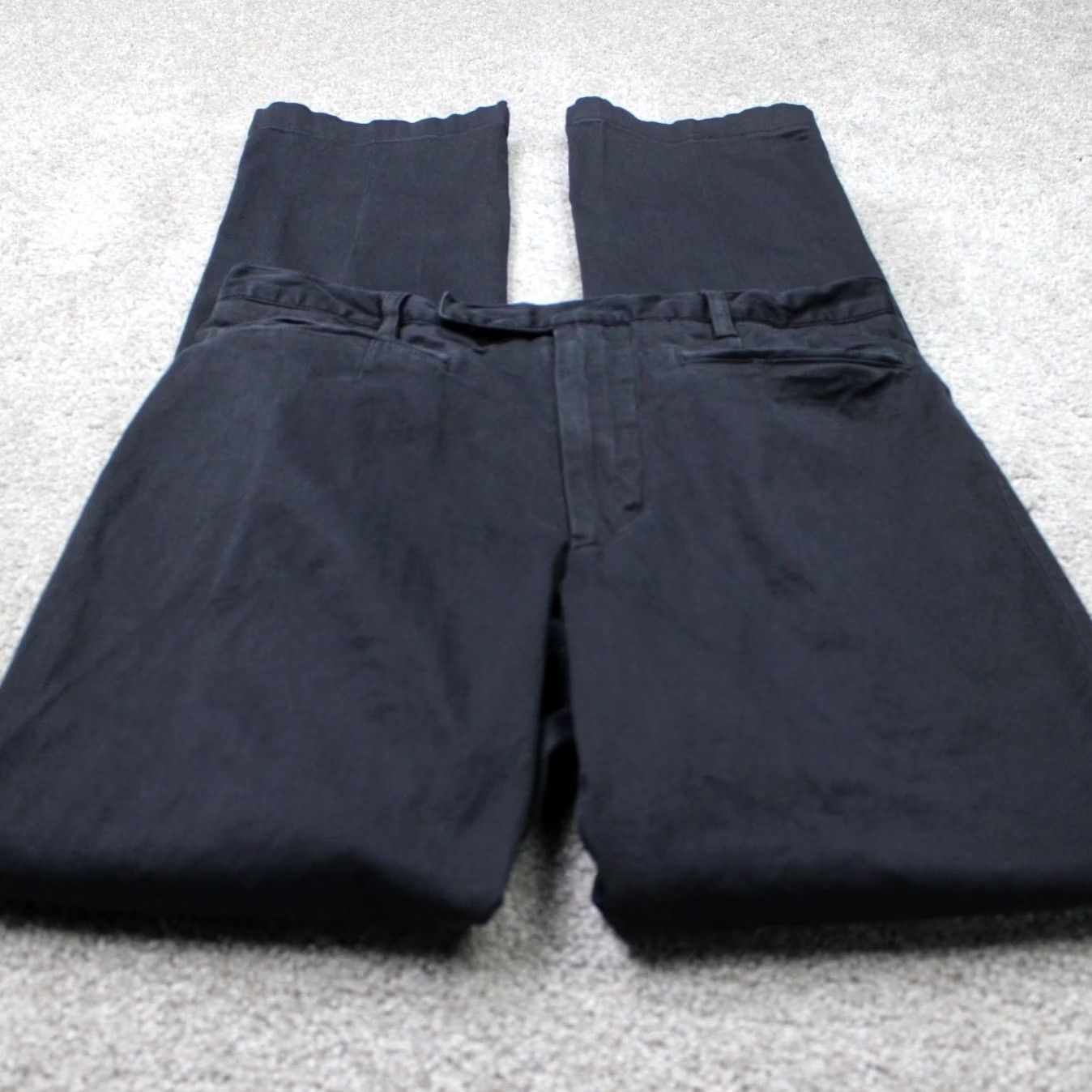 Dolce & Gabbana Dolce&Gabbana Chino Pants Womens 32x32 Black Flap Pockets Straight Leg Stretch Denim? Size 24" / US 00 / IT 34 - 2 Thumbnail