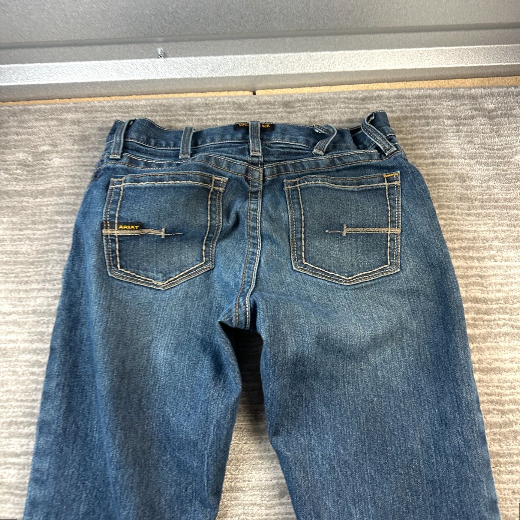 Ariat Ariat Jeans M4 30x30 Blue Denim Bootcut Relaxed Mens Regular Size 30-30 Classic 90s Cowboys & Western Theme Utility Pants Size US 30 / EU 46 - 5 Thumbnail