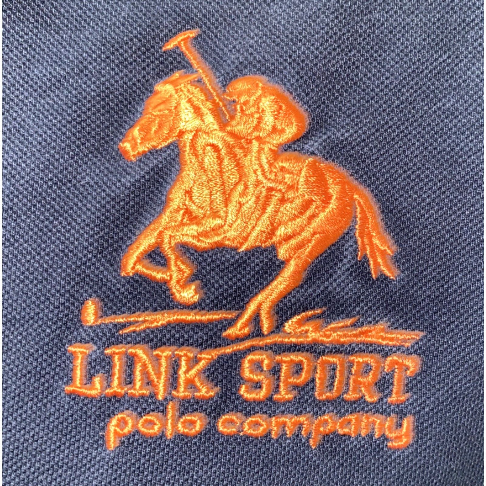 Vintage Link Sport Polo Shirt Mens Navy Blue/White Embroidered Polo Shirt Size M Size US M / EU 48-50 / 2 - 3 Thumbnail
