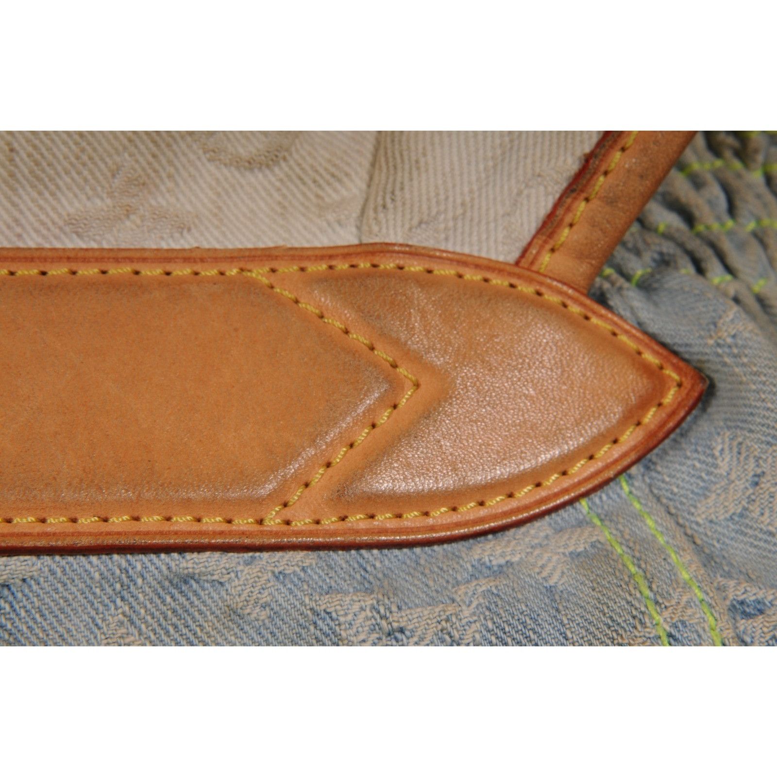 Louis Vuitton Sunrise Denim Lv Logo Monogram Messenger Travel Bag Size ONE SIZE - 11 Thumbnail