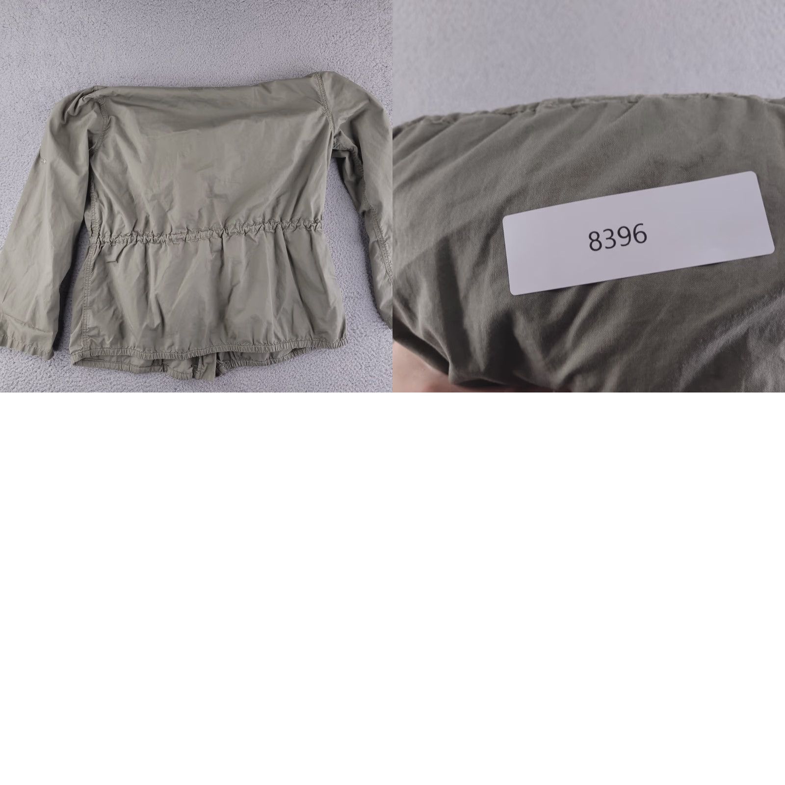 Michael Kors Michael Kors Jacket Womens Large Olive Military Cinch Waist Cotton Basic Jacket Mens Womens Girls Size L / US 10 / IT 46 - 9 Thumbnail