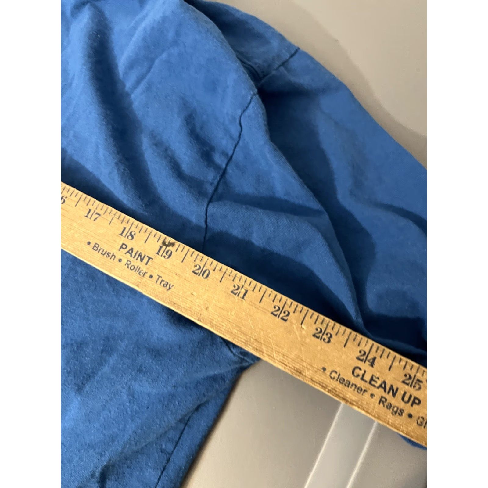 Gap Gap Shirt Mens L Blue Crew Neck Long Sleeve T-Shirt Solid Regular Fit Cotton Knit Size US L / EU 52-54 / 3 - 5 Thumbnail