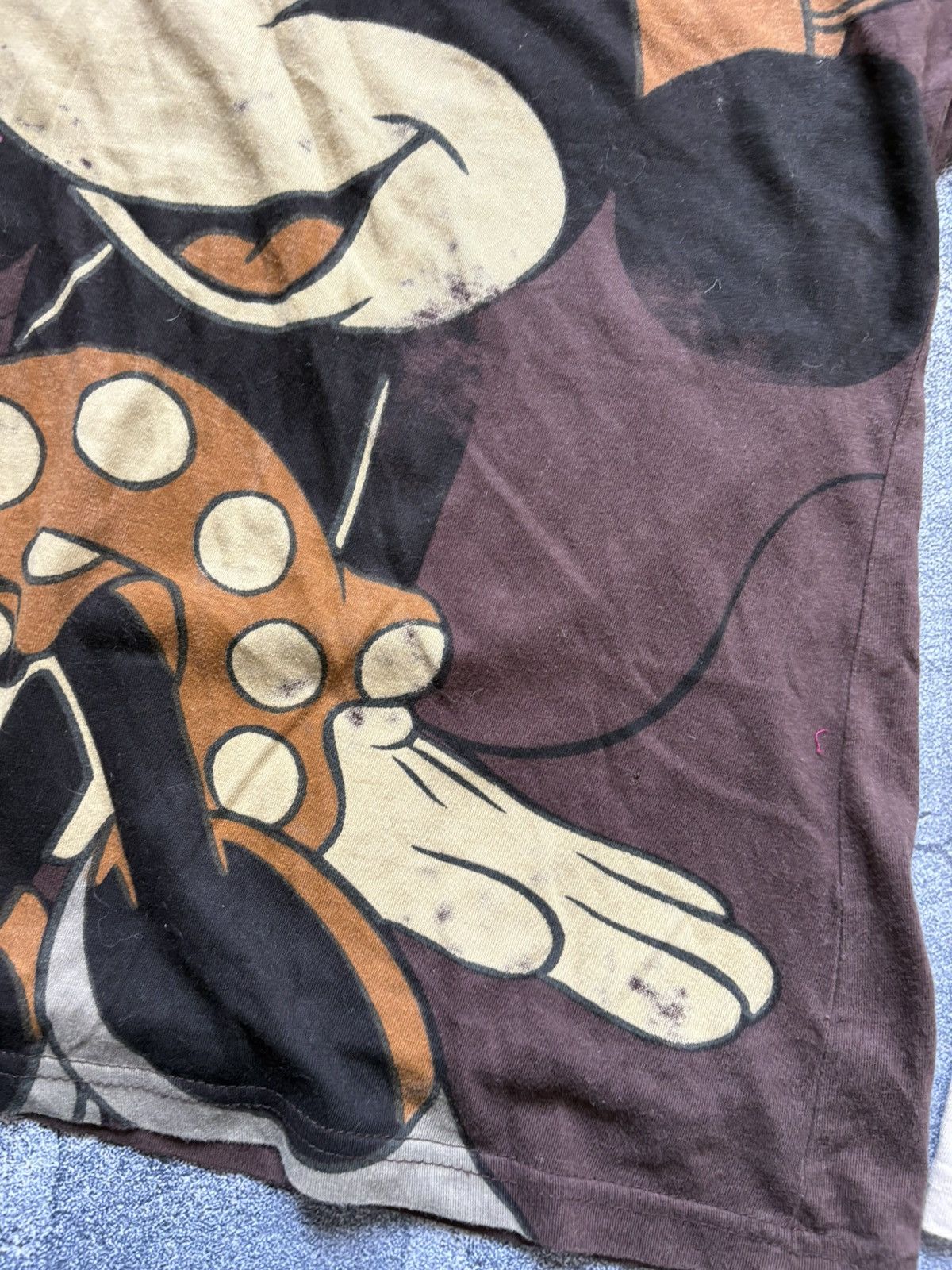 Jean Paul Gaultier Crazy Desigual JPG Vibe Disney Mickey Mouse Long Sleeve Top Size XL / US 12-14 / IT 48-50 - 7 Thumbnail