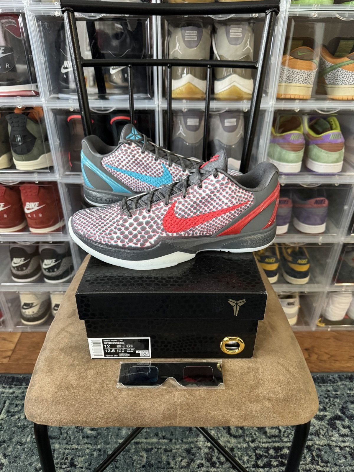 Nike Nike Kobe 6 Protro 3D Hollywood All Star Game ASG QS SP LE Size US 12 / EU 45 - 2 Thumbnail