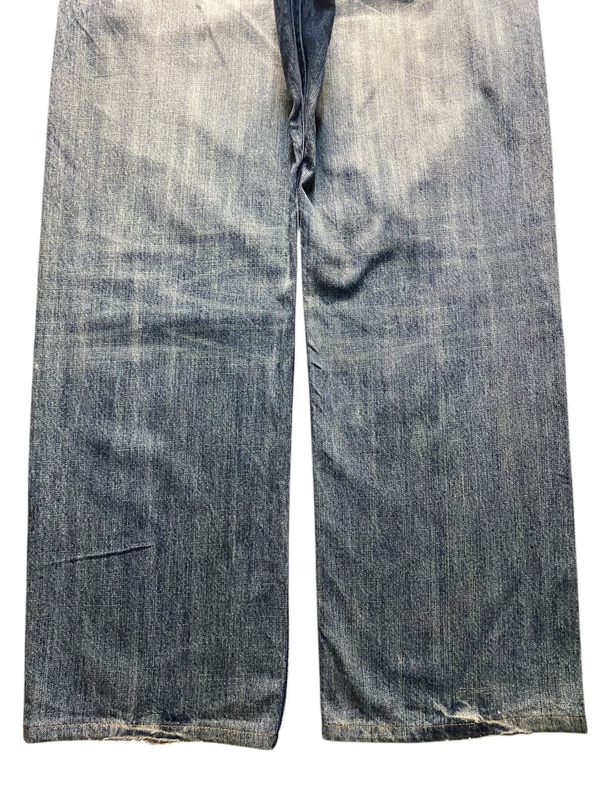 Japanese Brand Vintage Japanese Brand Embroidery Distressed Baggy Jeans Size US 32 / EU 48 - 6 Thumbnail