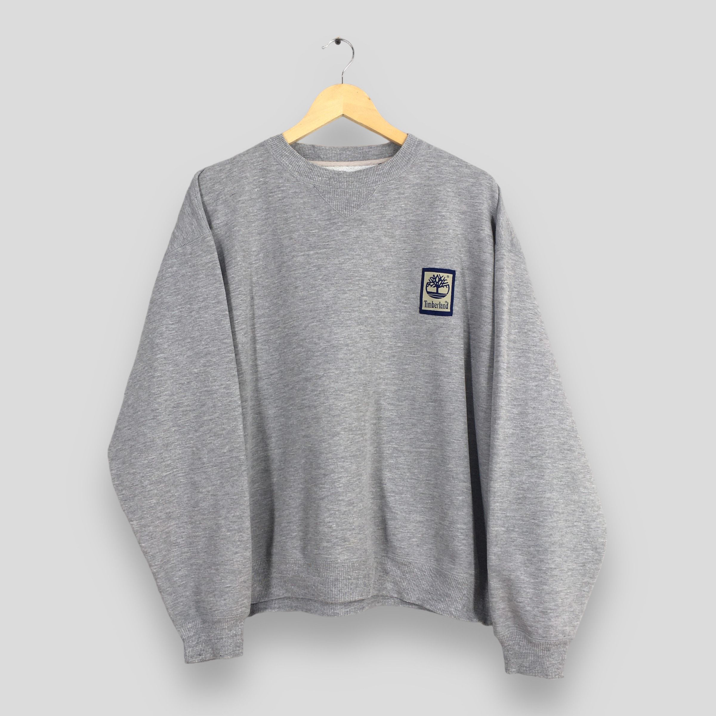 Timberland × Vintage Vintage Timberland Outdoor Gray Sweatshirt Large Size US L / EU 52-54 / 3 - 1 Thumbnail