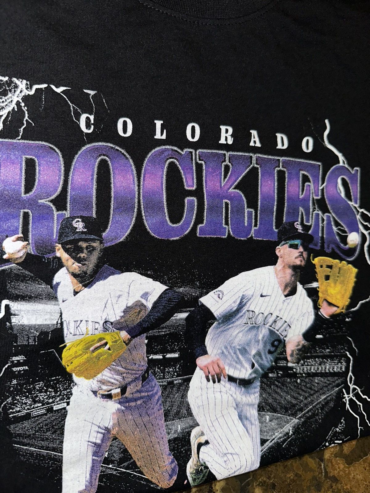 MLB Colorado Rockies Ezequiel Tovar Brenton Doyle SGA MLB tee Size US XL / EU 56 / 4 - 4 Thumbnail