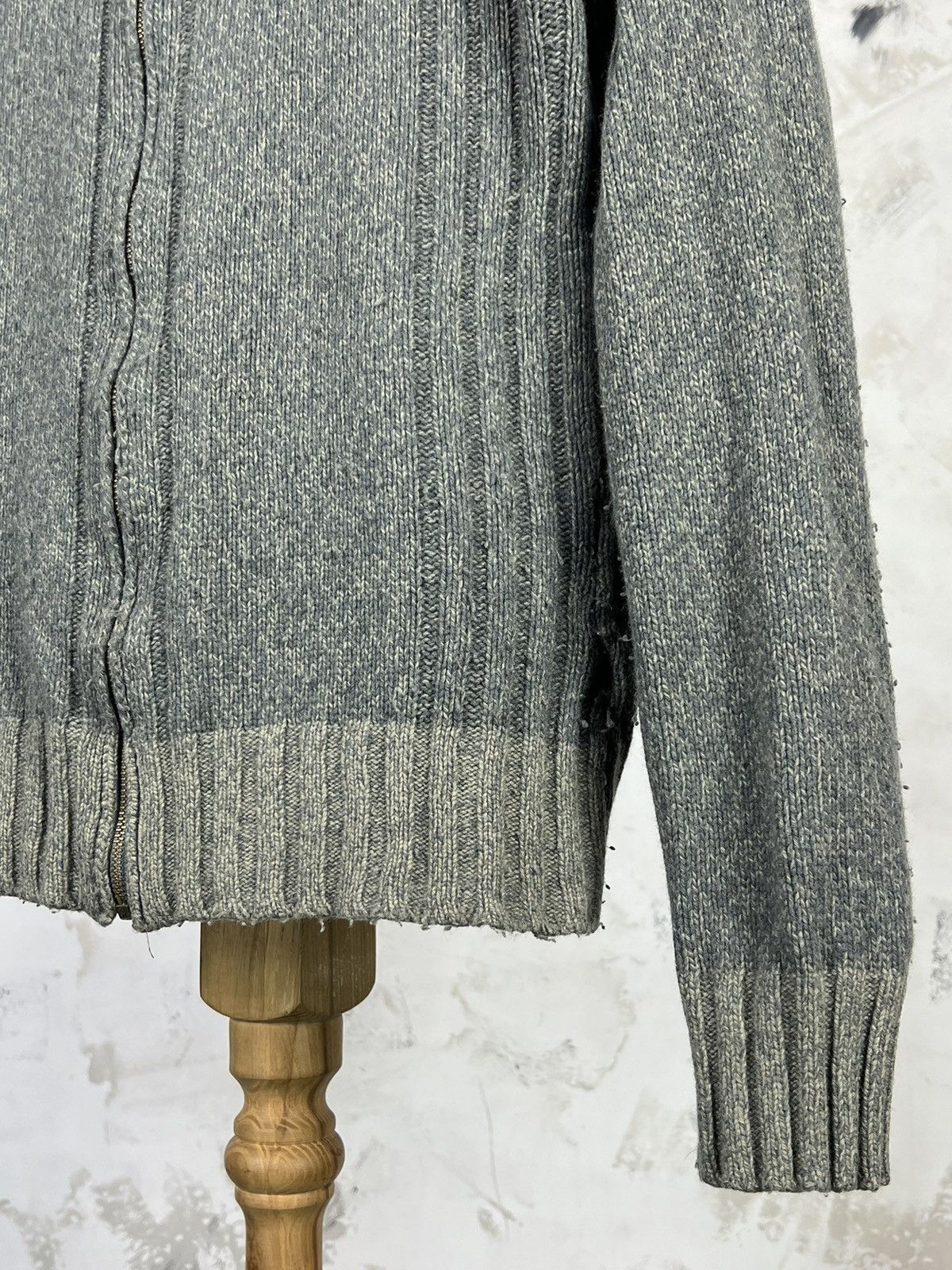 Diesel Vintage Diesel Wool Zip Knit Sweater Size S - M Size US M / EU 48-50 / 2 - 5 Thumbnail
