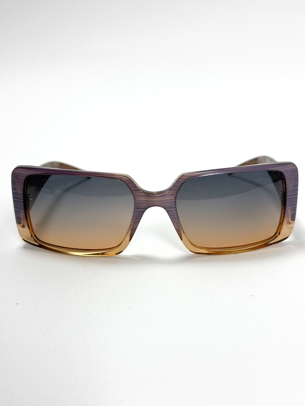 Chanel VINTAGE CHANEL SQUARE SUNGLASSES WITH LOGO Size ONE SIZE - 2 Thumbnail