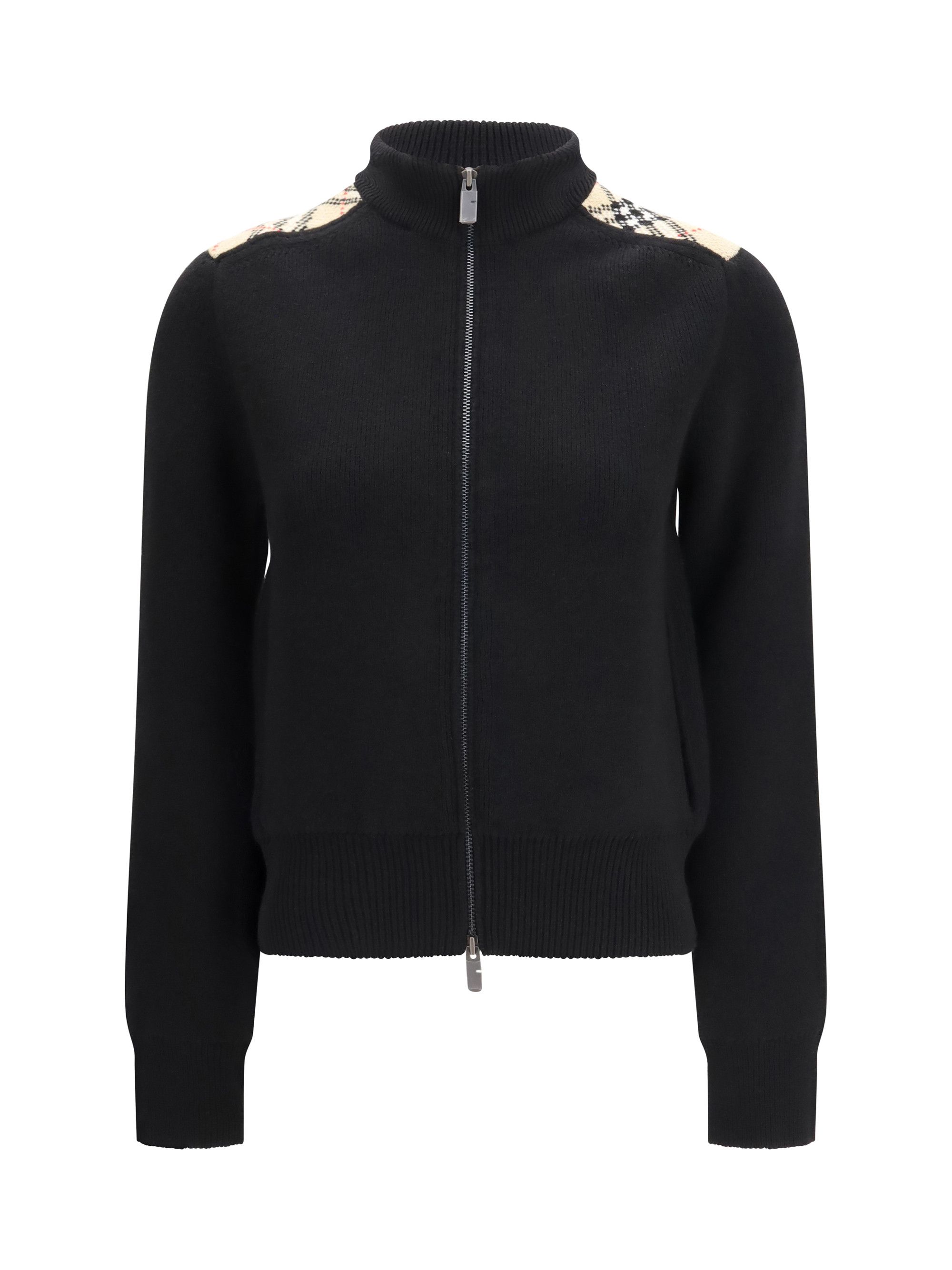 Burberry Cashmere and wool Cardigan Size S / US 4 / IT 40 - 1 Thumbnail