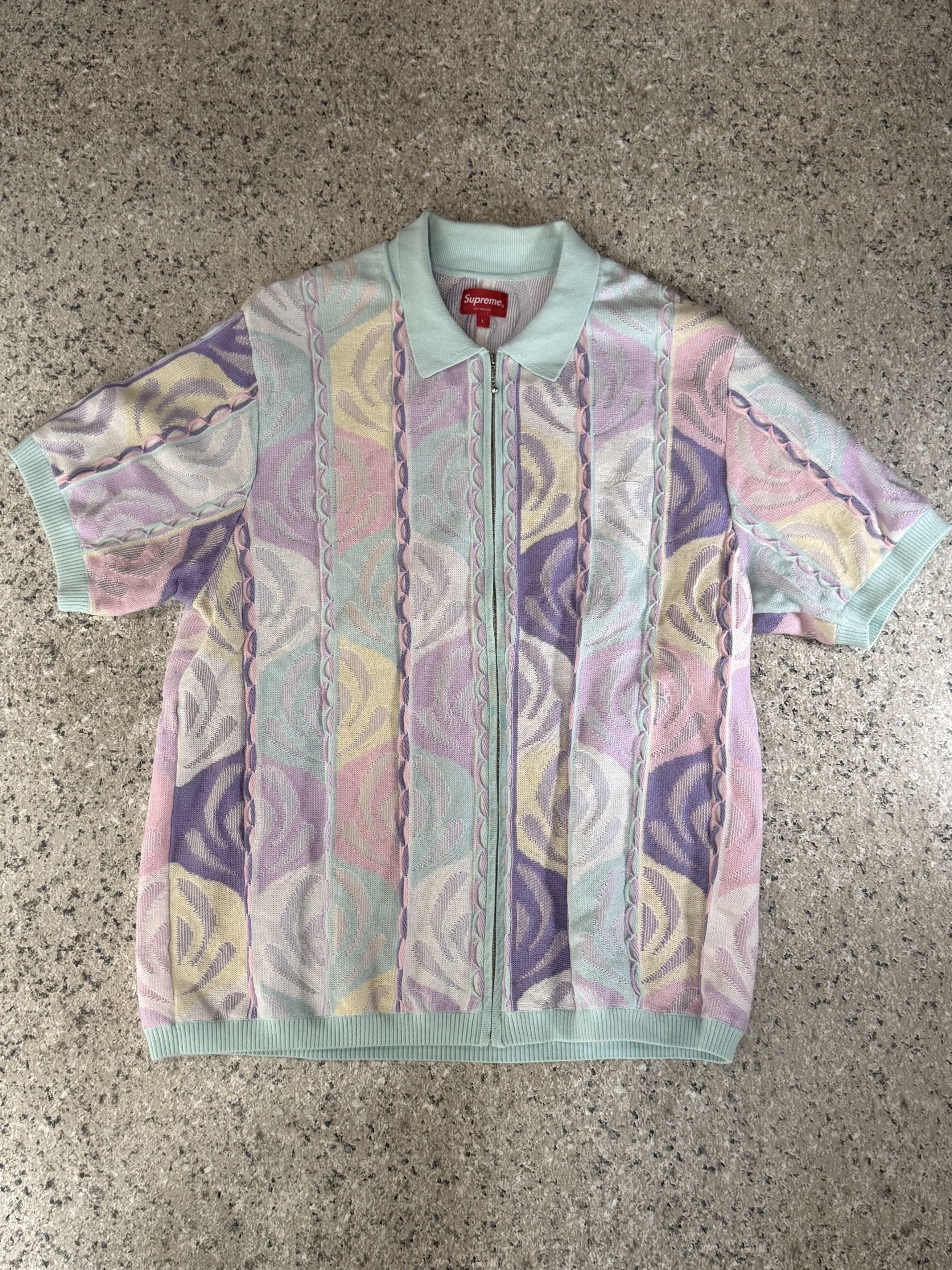 Supreme Supreme Half Zip Knit Polo | Grailed