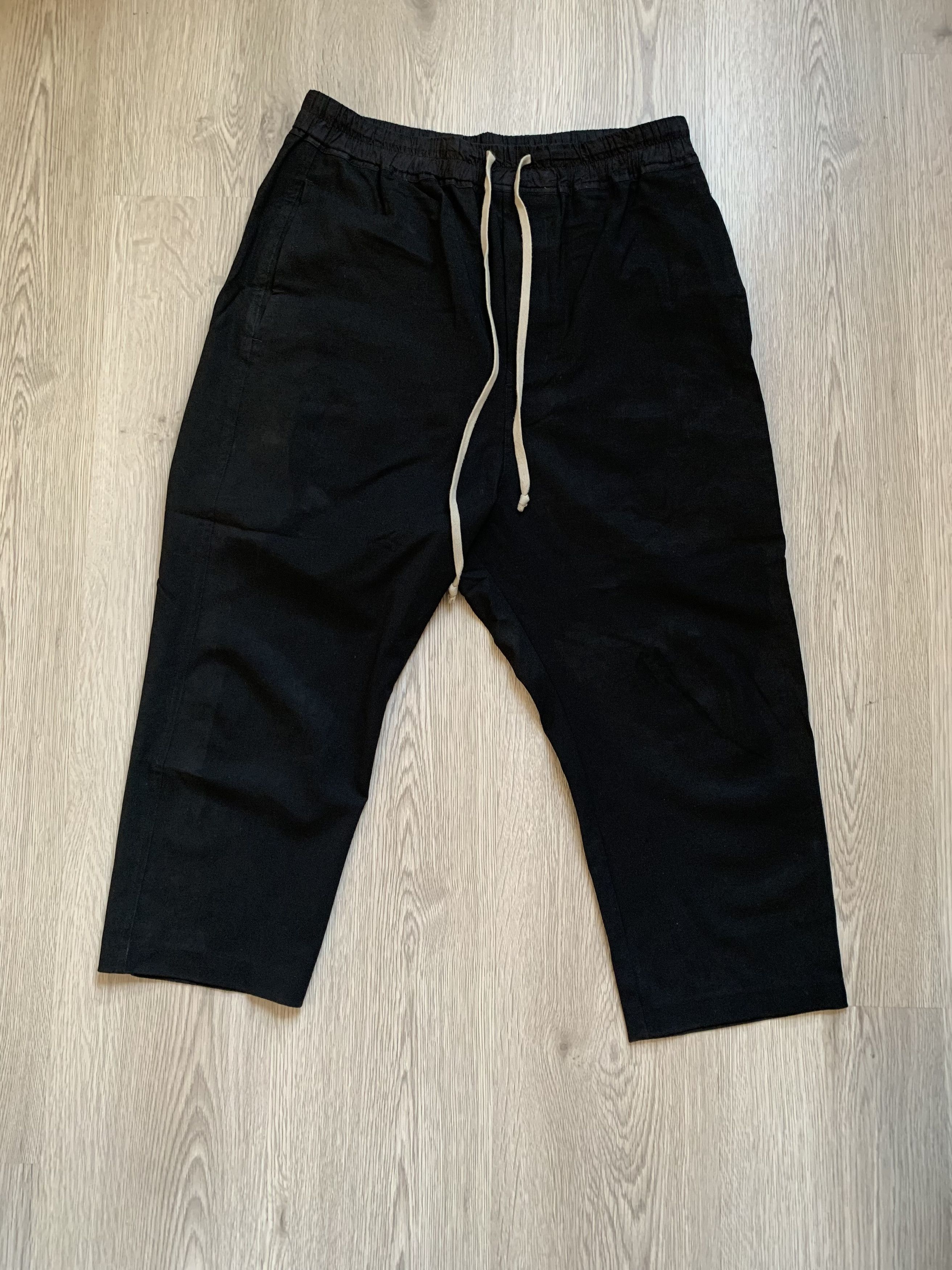 Rick Owens Cropped Drawstring Astaires /ZL Size US 32 / EU 48 - 1 Thumbnail