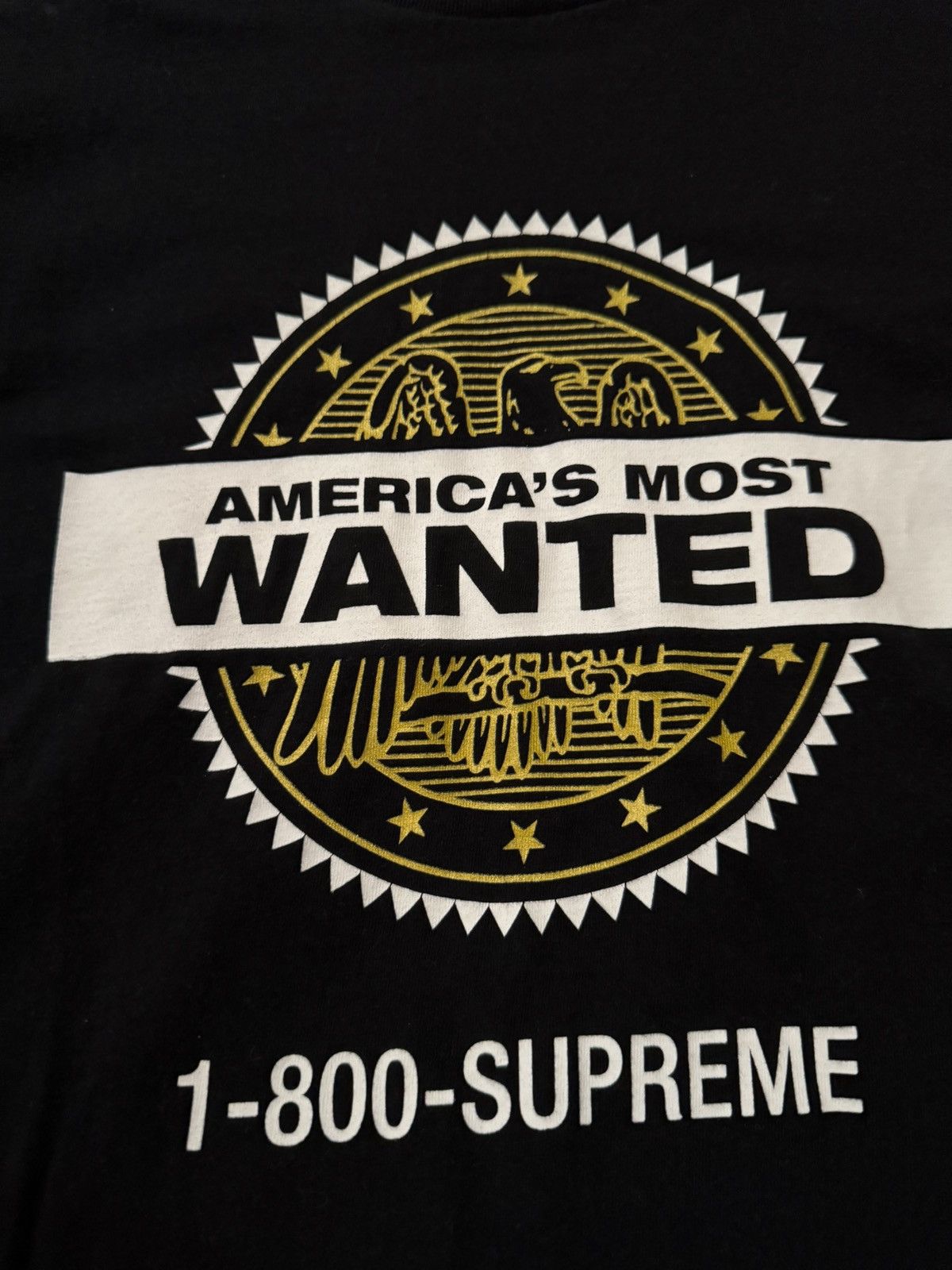Supreme Supreme America’s most wanted tee Size US L / EU 52-54 / 3 - 1 Thumbnail