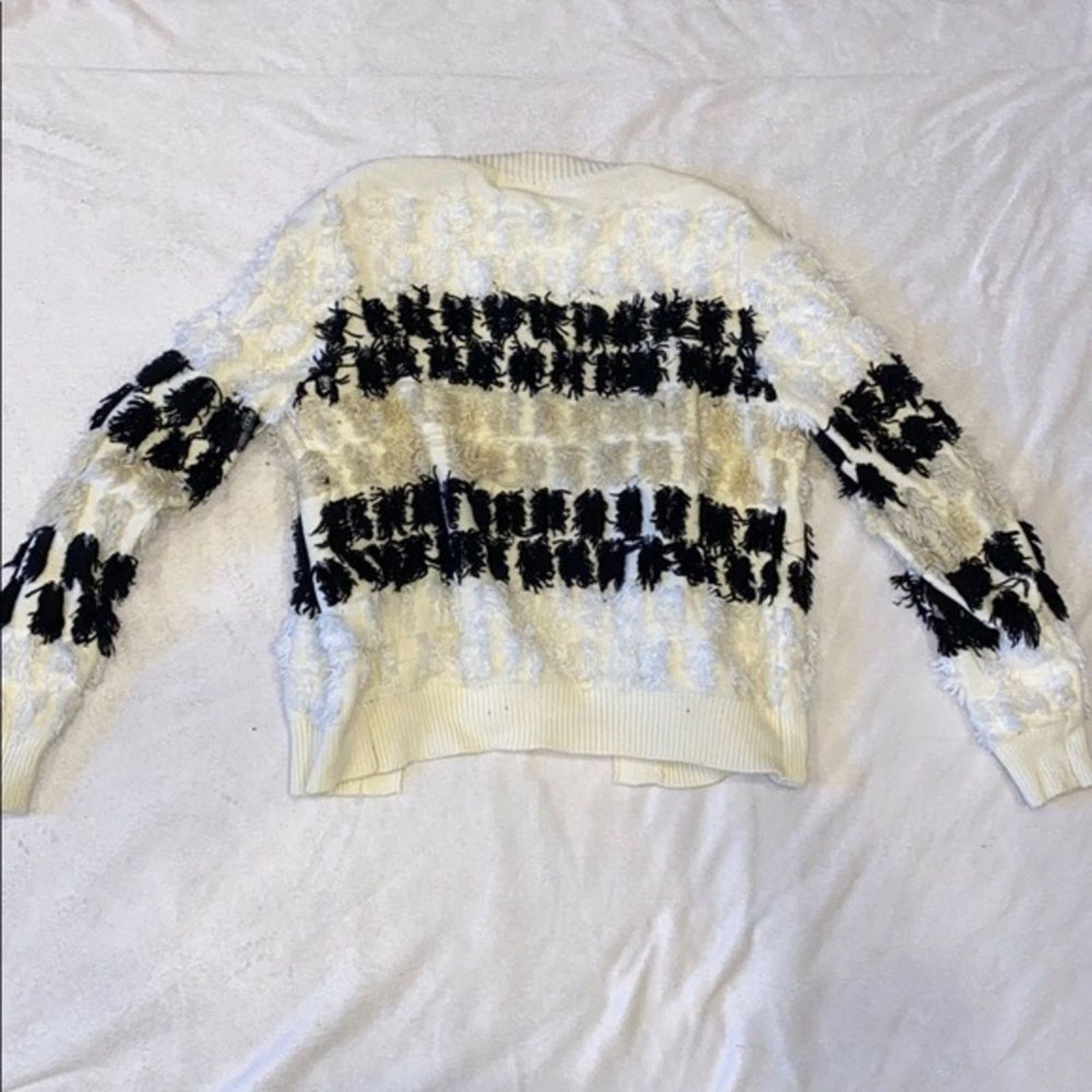 Other Allison NY Cream Textured Button Front Cardigan | Sz S Size S / US 4 / IT 40 - 7 Thumbnail