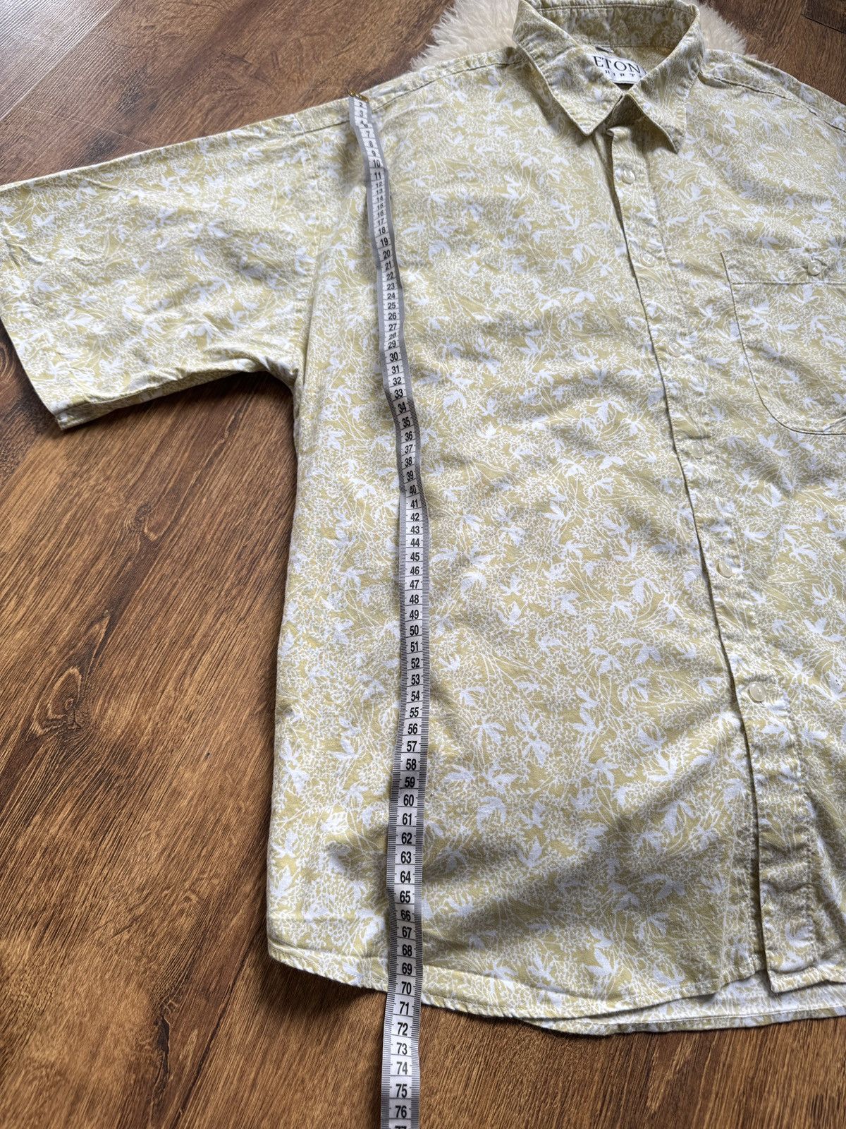 Eton Eton Short Sleeve Button Up Shirt Size US XL / EU 56 / 4 - 6 Thumbnail