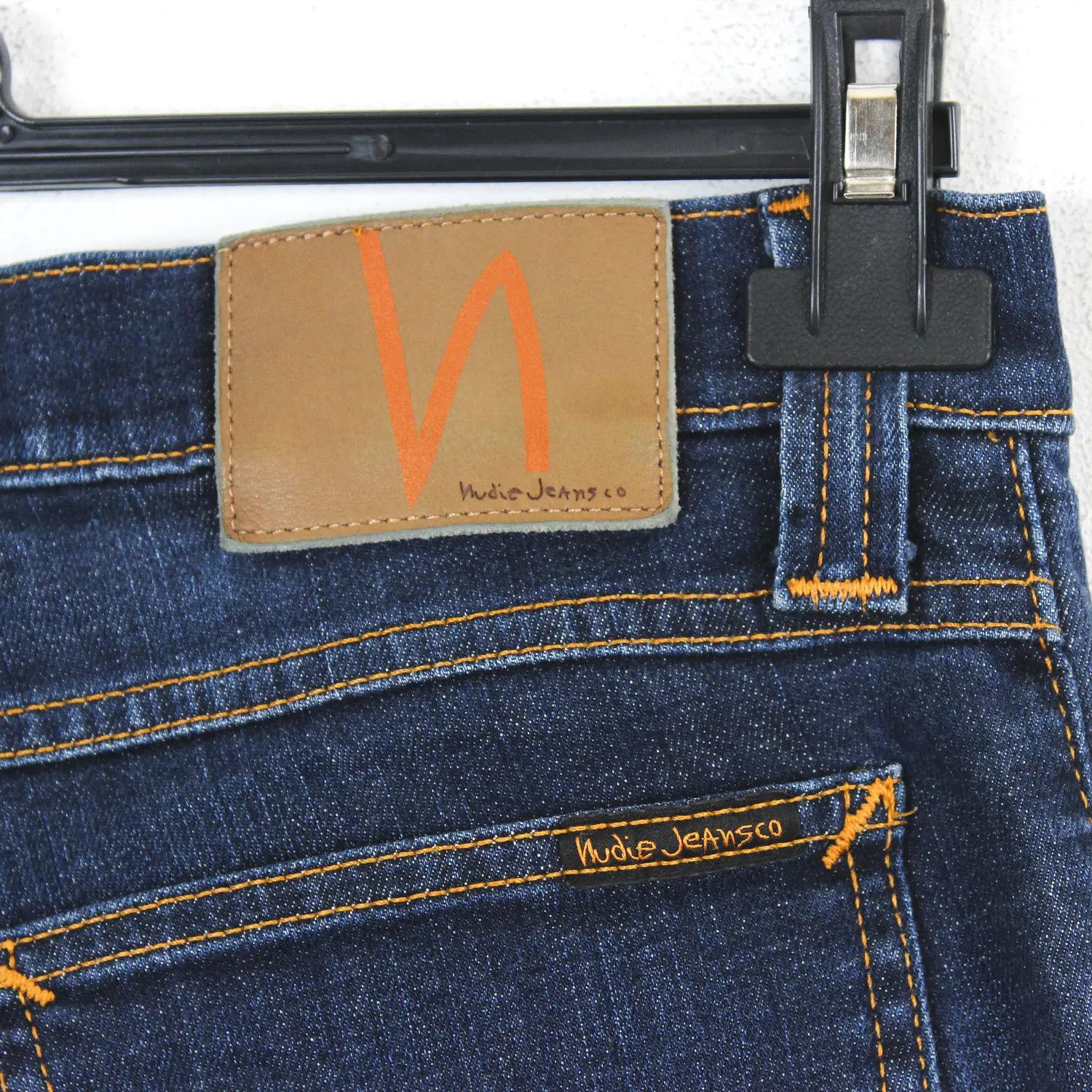 Nudie Jeans Tube Kelly Thin Ring Womens W28 L32 Slim Skinny Jeans Denim Size 28" / US 6 / IT 42 - 3 Thumbnail