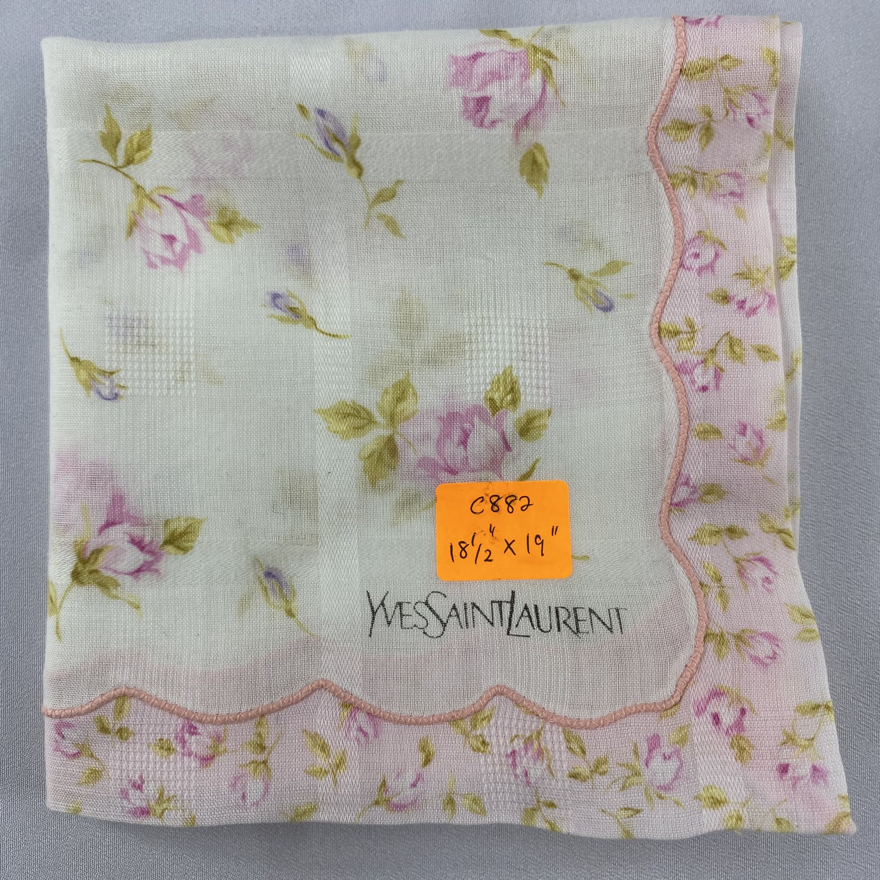 Yves Saint Laurent Yves Saint Laurent Handkerchief / Bandana / Neckerchief C882 Size ONE SIZE - 7 Thumbnail