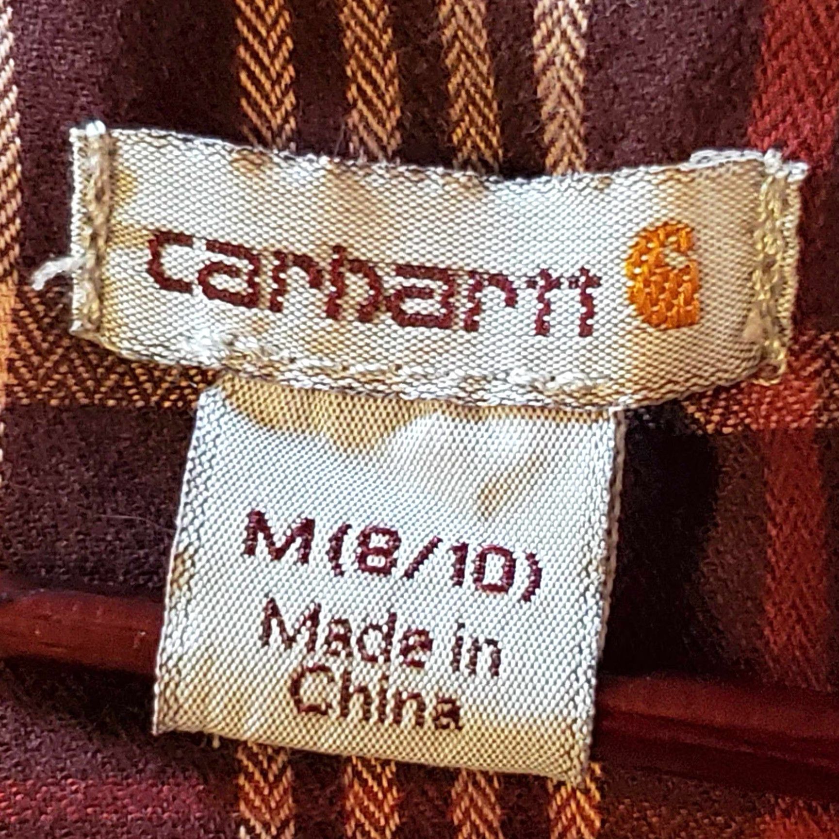 Carhartt Carhartt Shirt Womens Size M Red Plaid Flannel Button-Up Long Sleeve Size M / US 6-8 / IT 42-44 - 4 Thumbnail