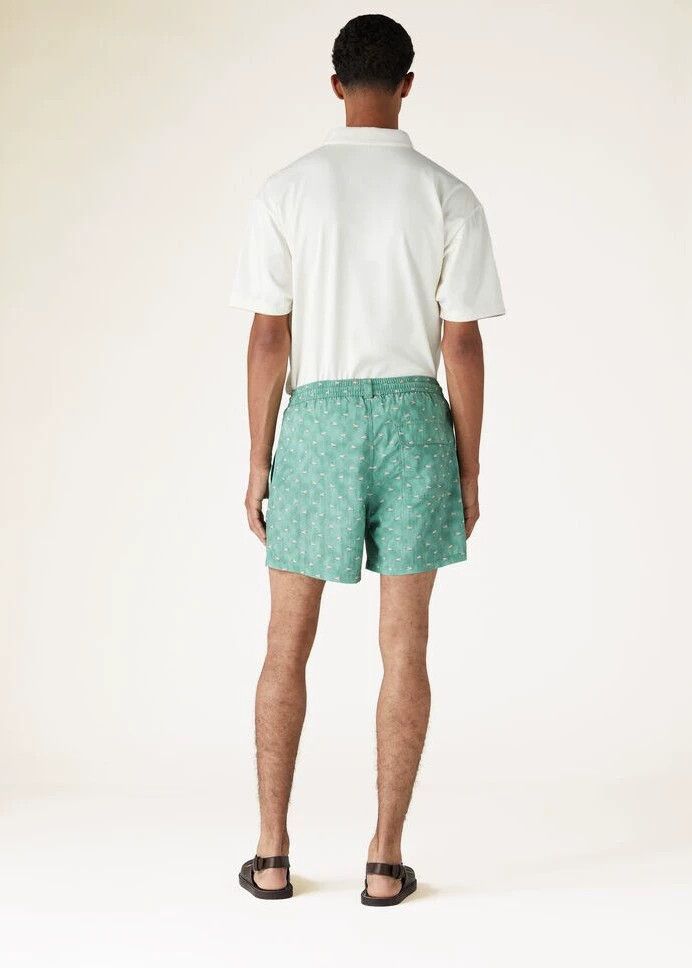 Loro Piana LORO PIANA sizeS Blue and white boat pattern beach shorts Size US 32 / EU 48 - 6 Thumbnail