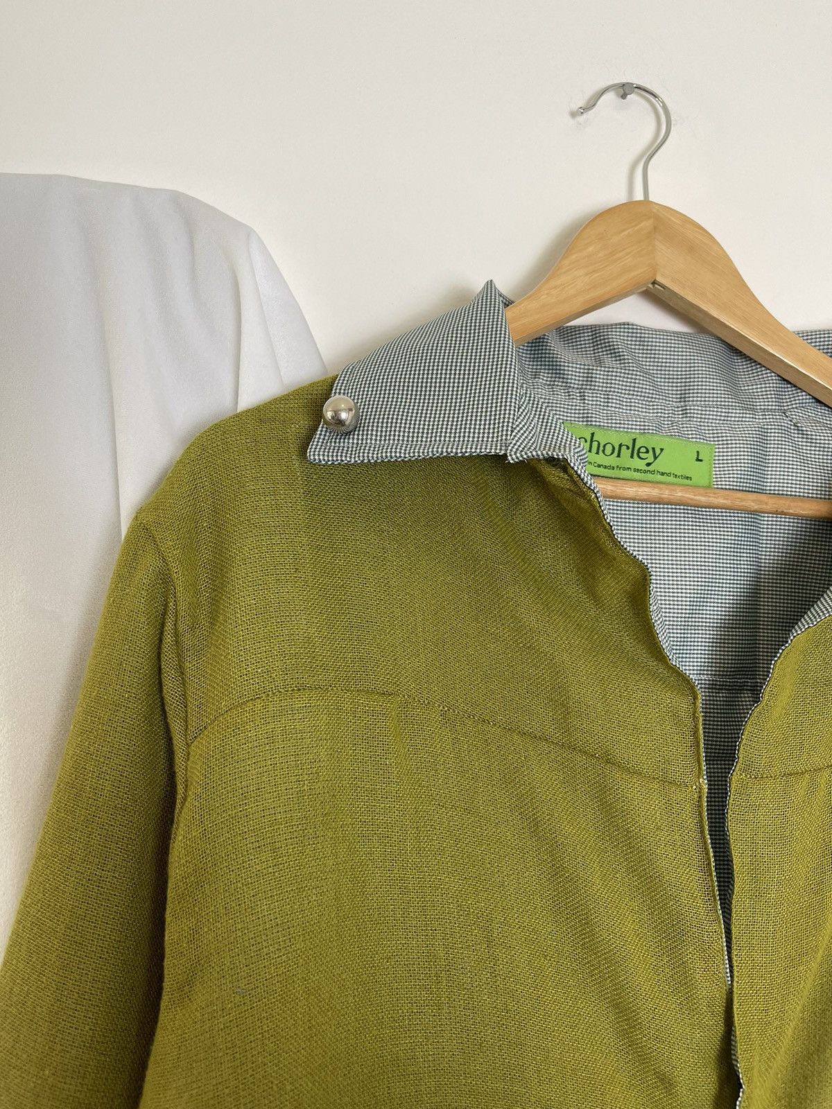 Chorley Aw24 double layer cardigan button shirt jacket reversible Size US L / EU 52-54 / 3 - 4 Thumbnail