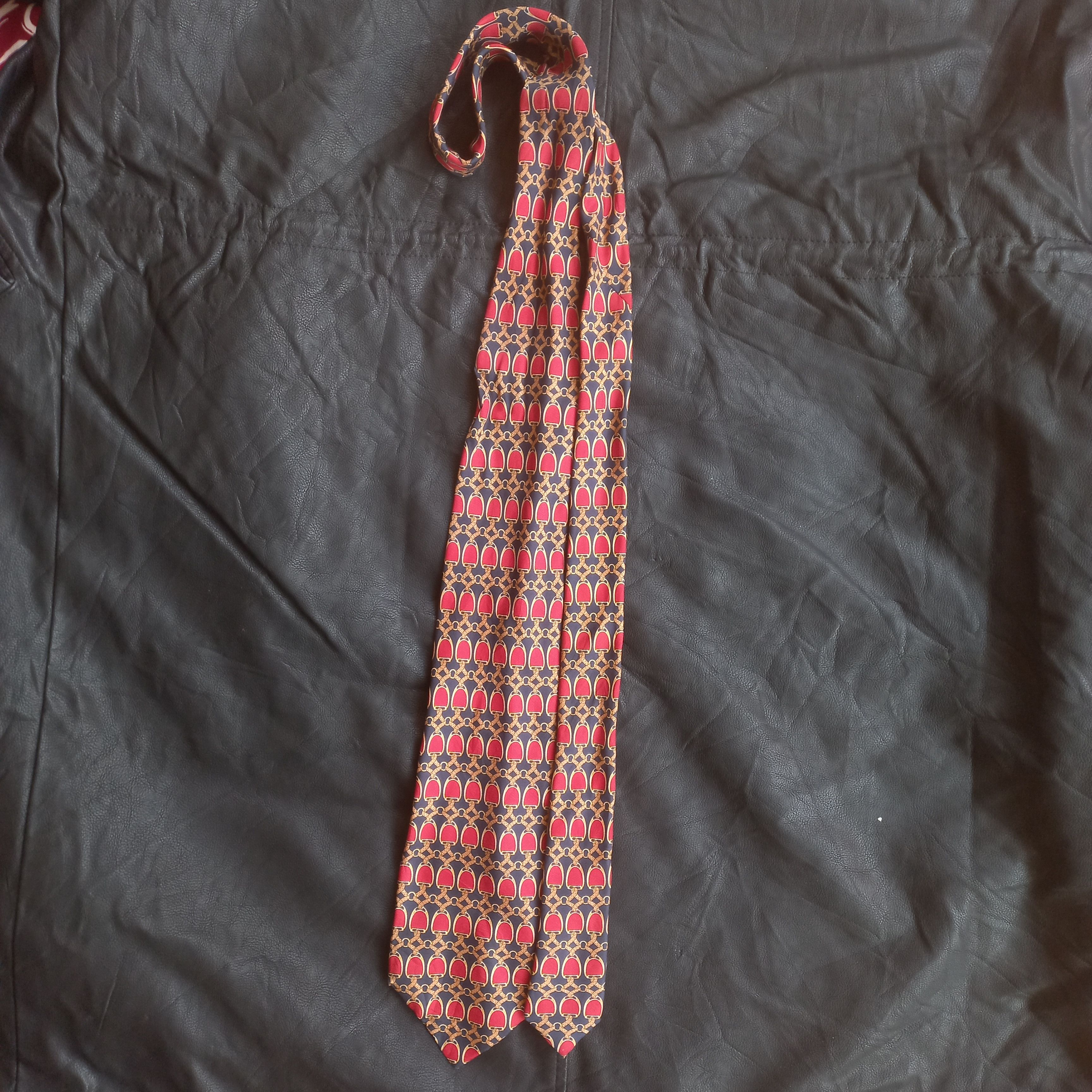 Vintage Fendi Neck tie Pure Silk Full Print