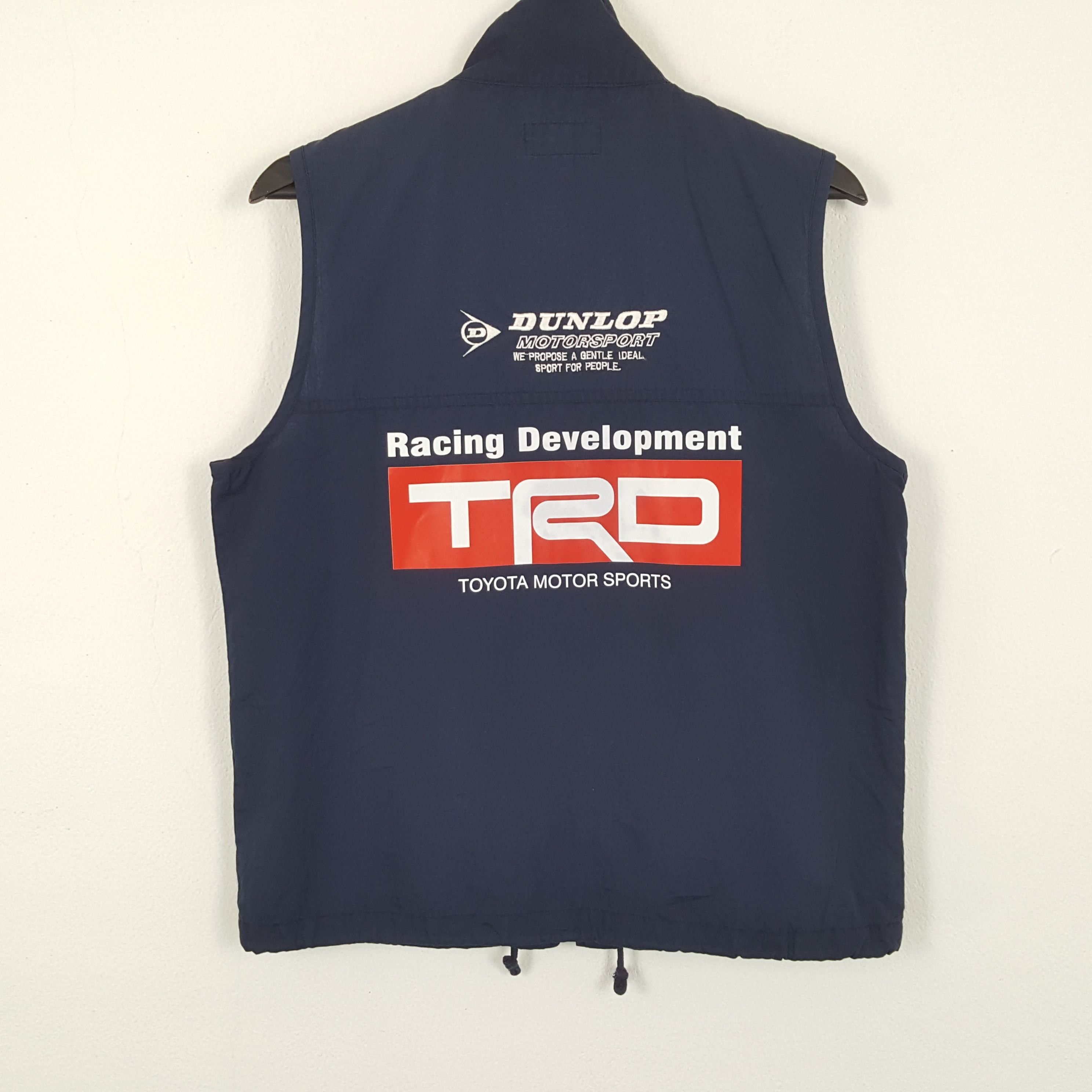 Dunlop × Vintage DUNLOP X Custom TRD TOYOTA MOTORSPORTS Vest Size US S / EU 44-46 / 1 - 2 Thumbnail