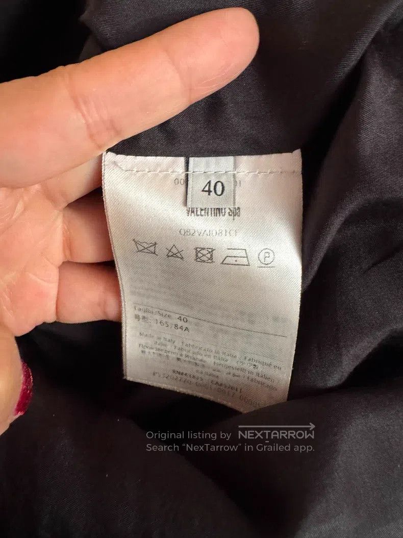 Valentino Valentino Black dress with bow Size L / US 10 / IT 46 - 7 Thumbnail