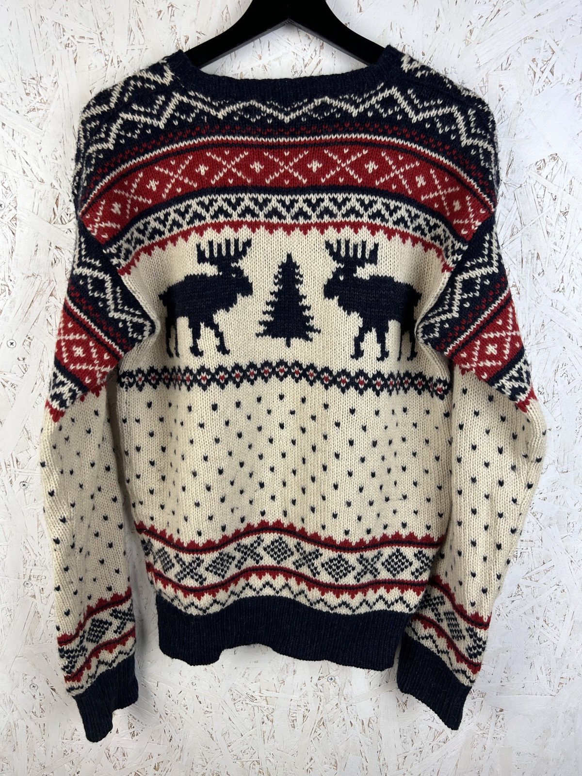 Polo Ralph Lauren Vintage Polo By Ralph Lauren Deer Ornament Wool Sweater Size US S / EU 44-46 / 1 - 6 Thumbnail