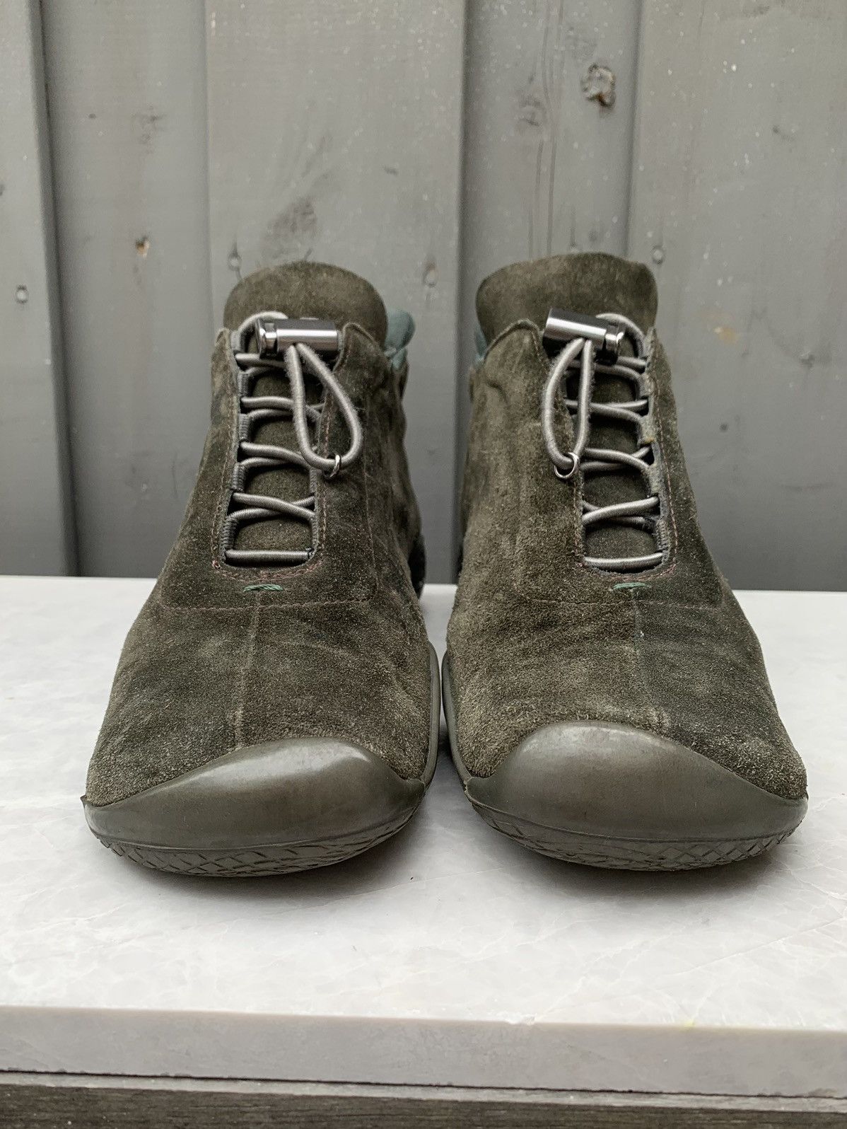 Prada × Vintage Vintage Prada Sport Boots F/W 1999 0773 Suede Hiking 2000s Size US 7.5 / IT 37.5 - 12 Thumbnail