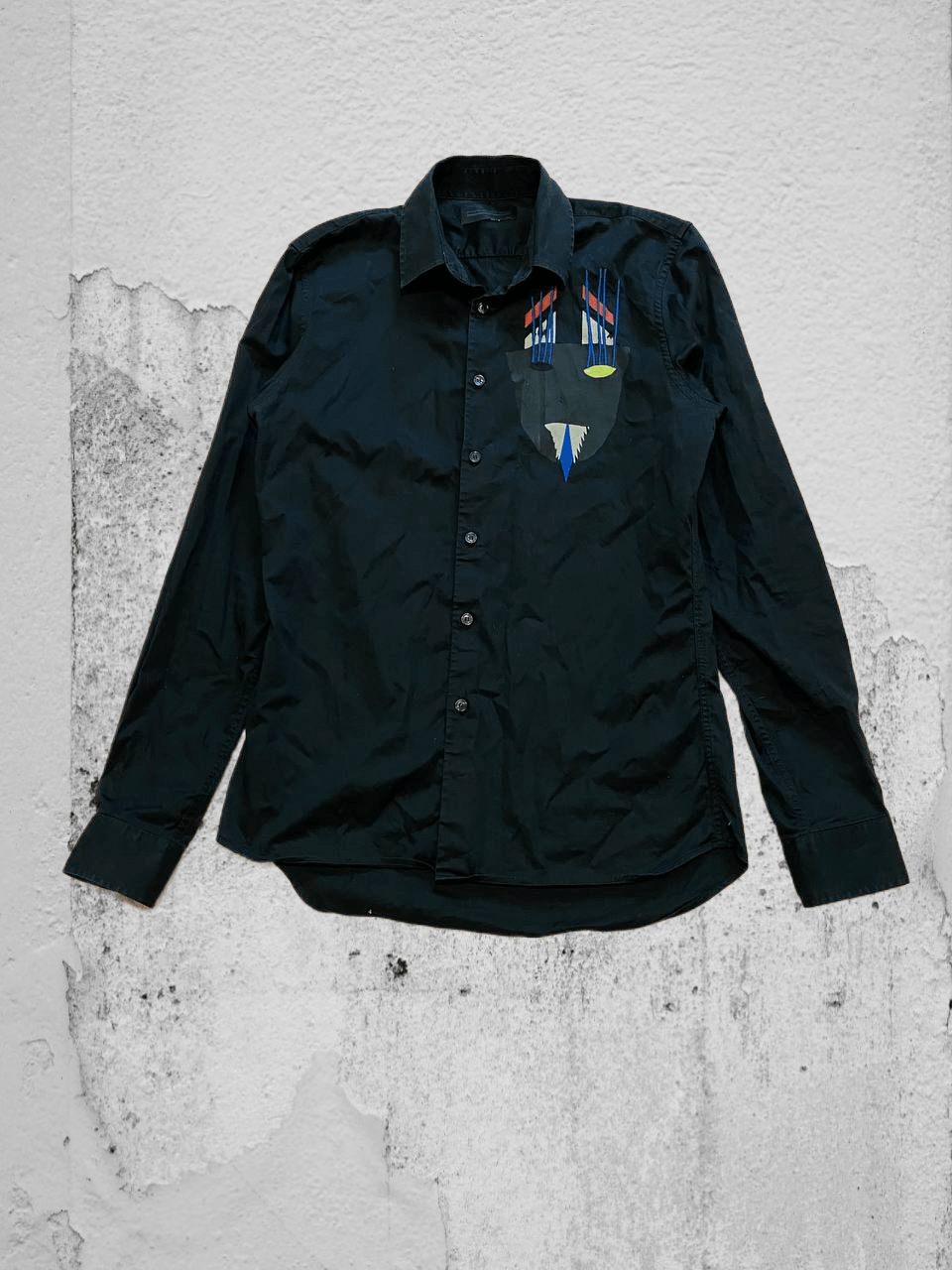 Diesel Vintage Diesel Button Up Shirt Long Sleeve Black Label Size US S / EU 44-46 / 1 - 1 Thumbnail