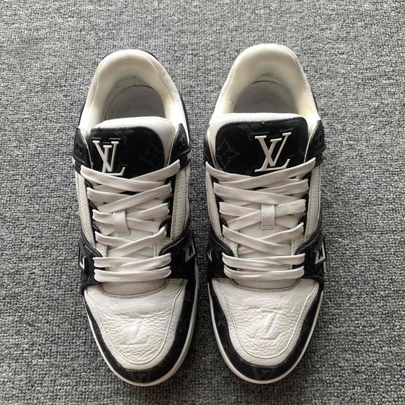 Louis Vuitton Louis Vuitton Panda Print Low-Top Fashion Sneakers -2508 Size US 8.5 / EU 41-42 - 1 Thumbnail